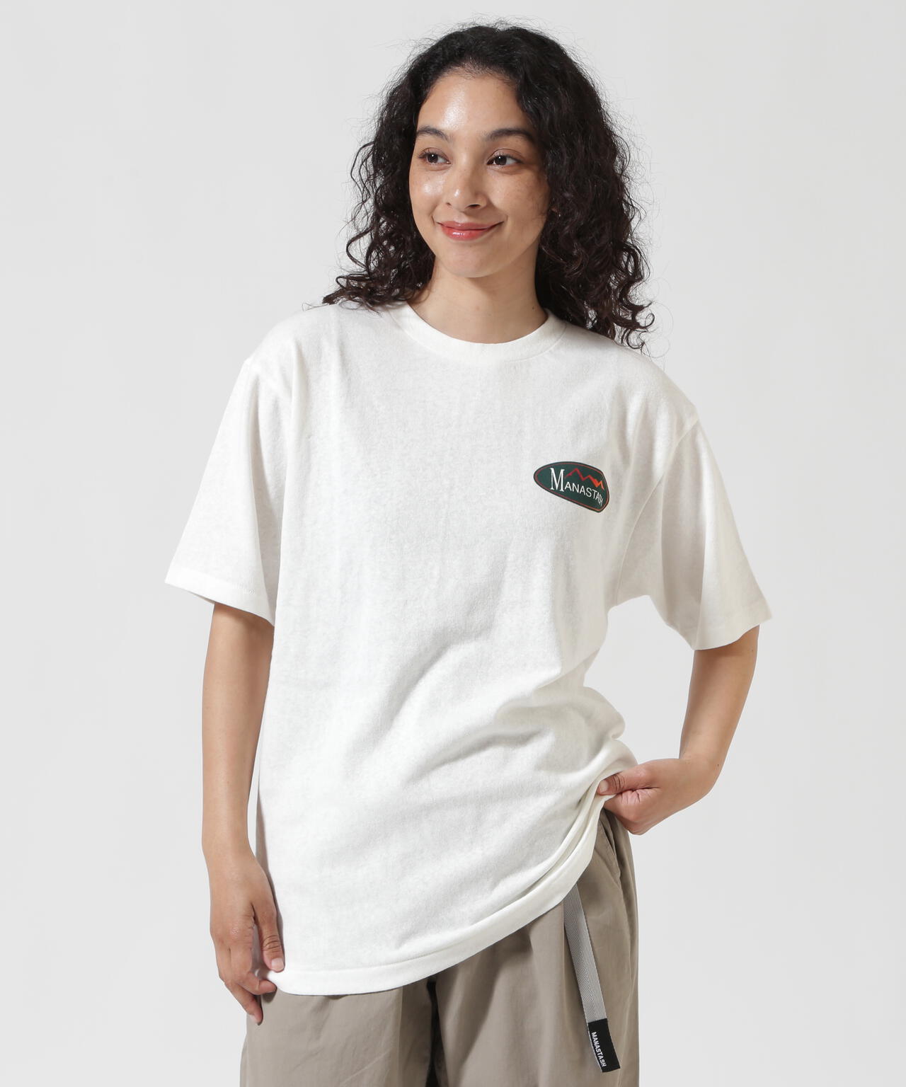 MANASTASH/マナスタッシュ/HEMP TEE ORIGINAL LOGO