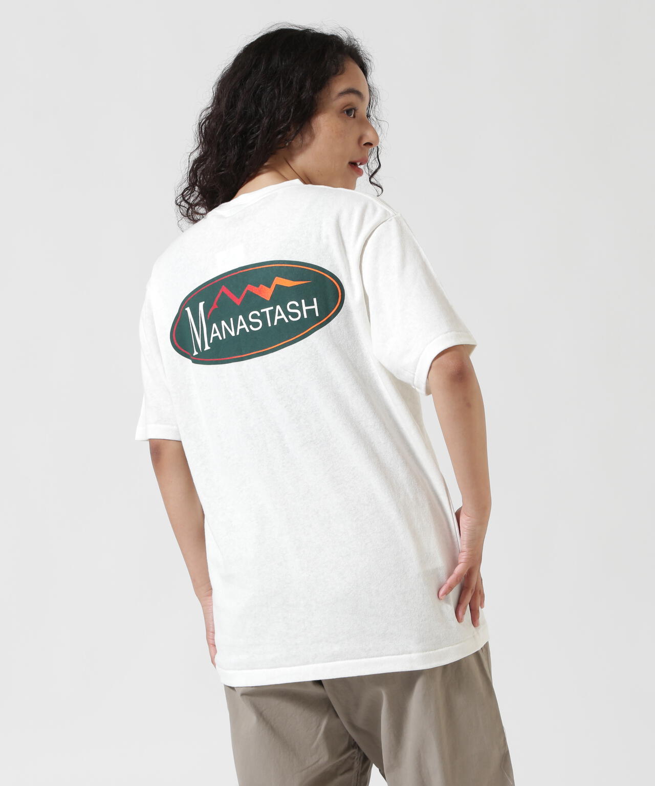 MANASTASH/マナスタッシュ/HEMP TEE ORIGINAL LOGO