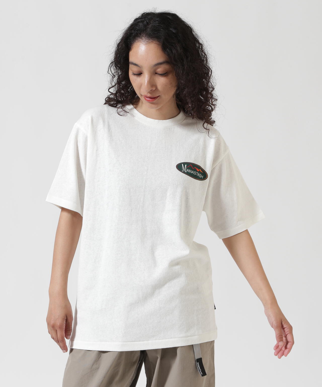 MANASTASH/マナスタッシュ/HEMP TEE ORIGINAL LOGO