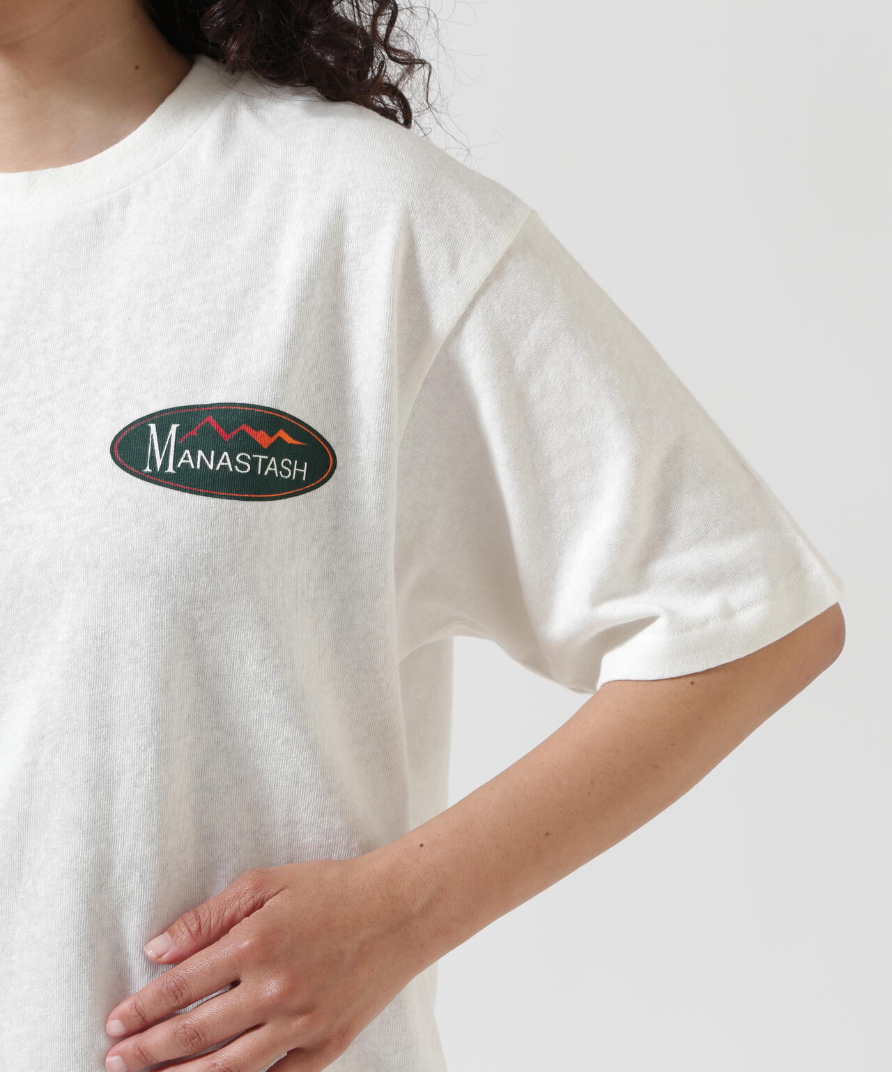MANASTASH/マナスタッシュ/HEMP TEE ORIGINAL LOGO