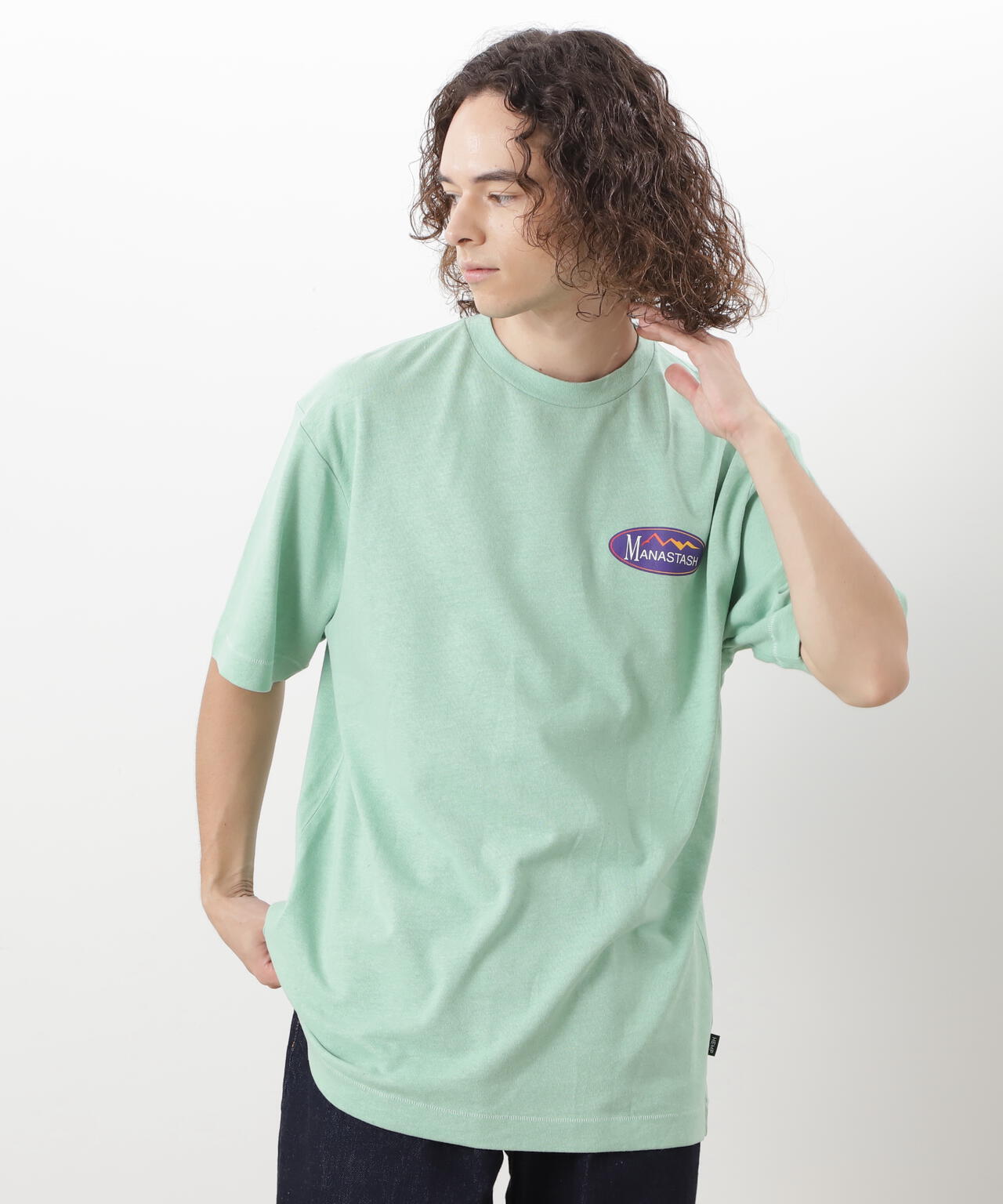 MANASTASH/マナスタッシュ/HEMP TEE ORIGINAL LOGO
