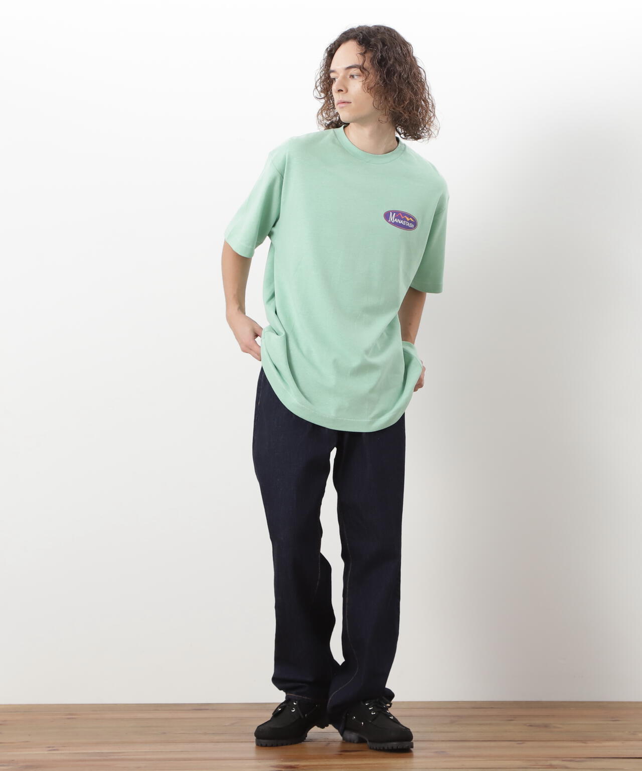 MANASTASH/マナスタッシュ/HEMP TEE ORIGINAL LOGO