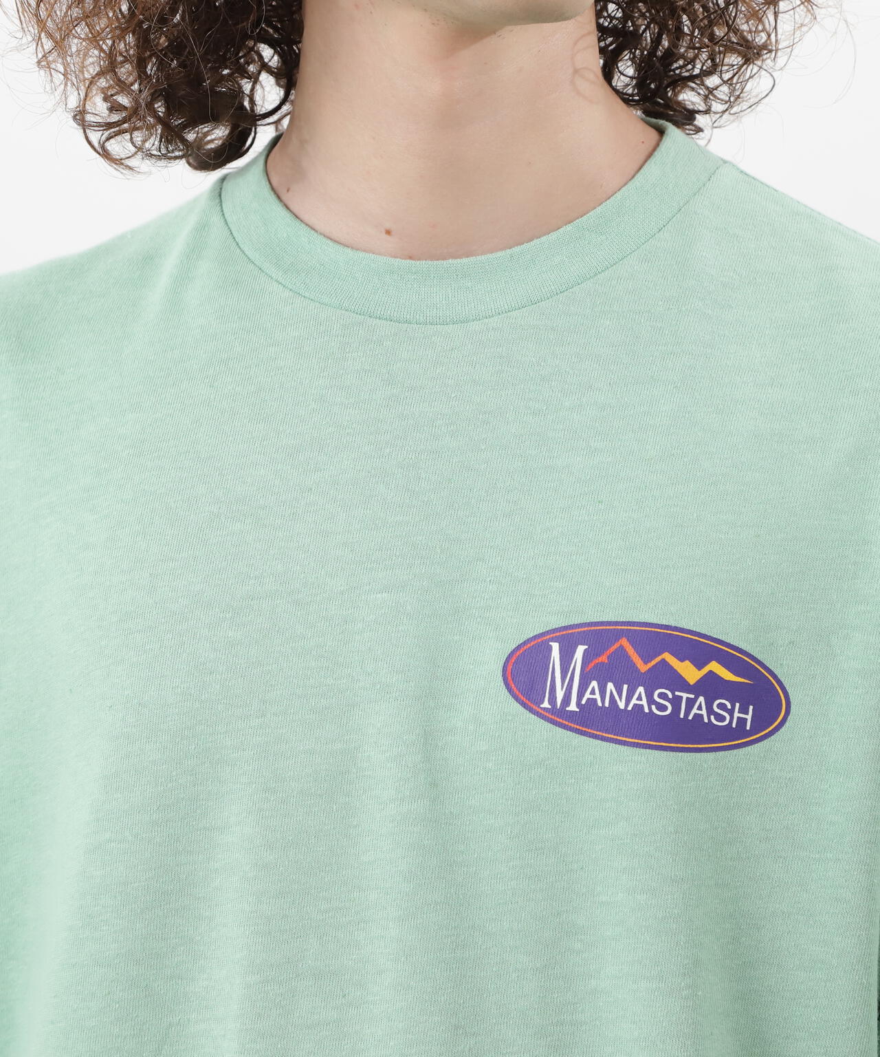 MANASTASH/マナスタッシュ/HEMP TEE ORIGINAL LOGO