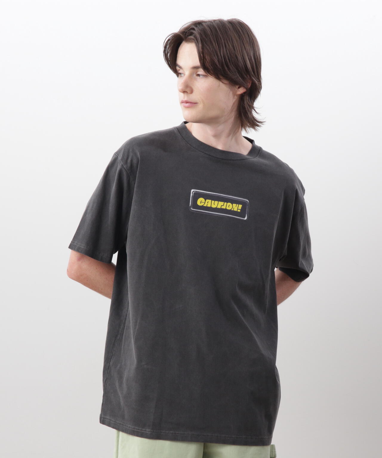 MANASTASH/マナスタッシュ/PUMICE TEE CAUTION!