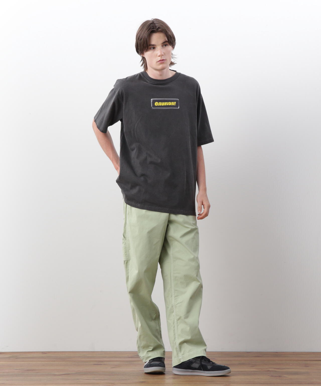 MANASTASH/マナスタッシュ/PUMICE TEE CAUTION!