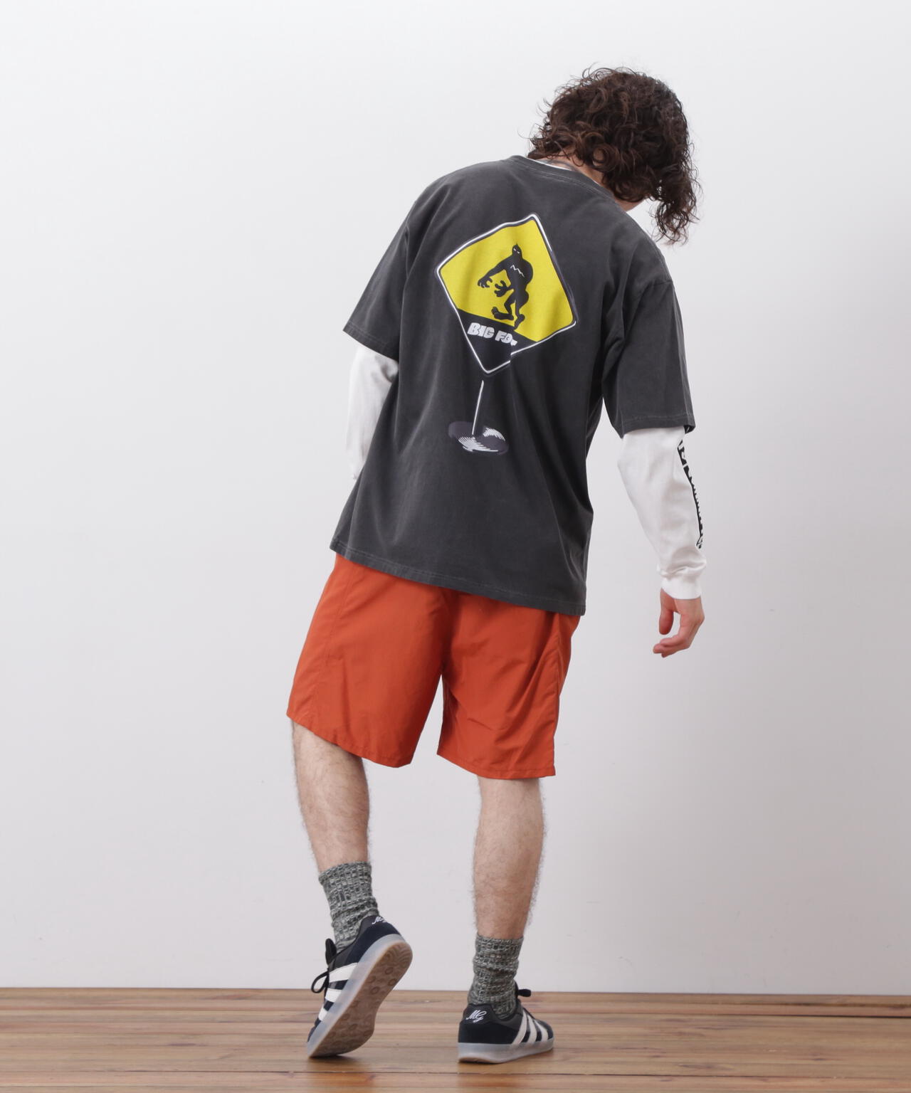 MANASTASH/マナスタッシュ/PUMICE TEE CAUTION!