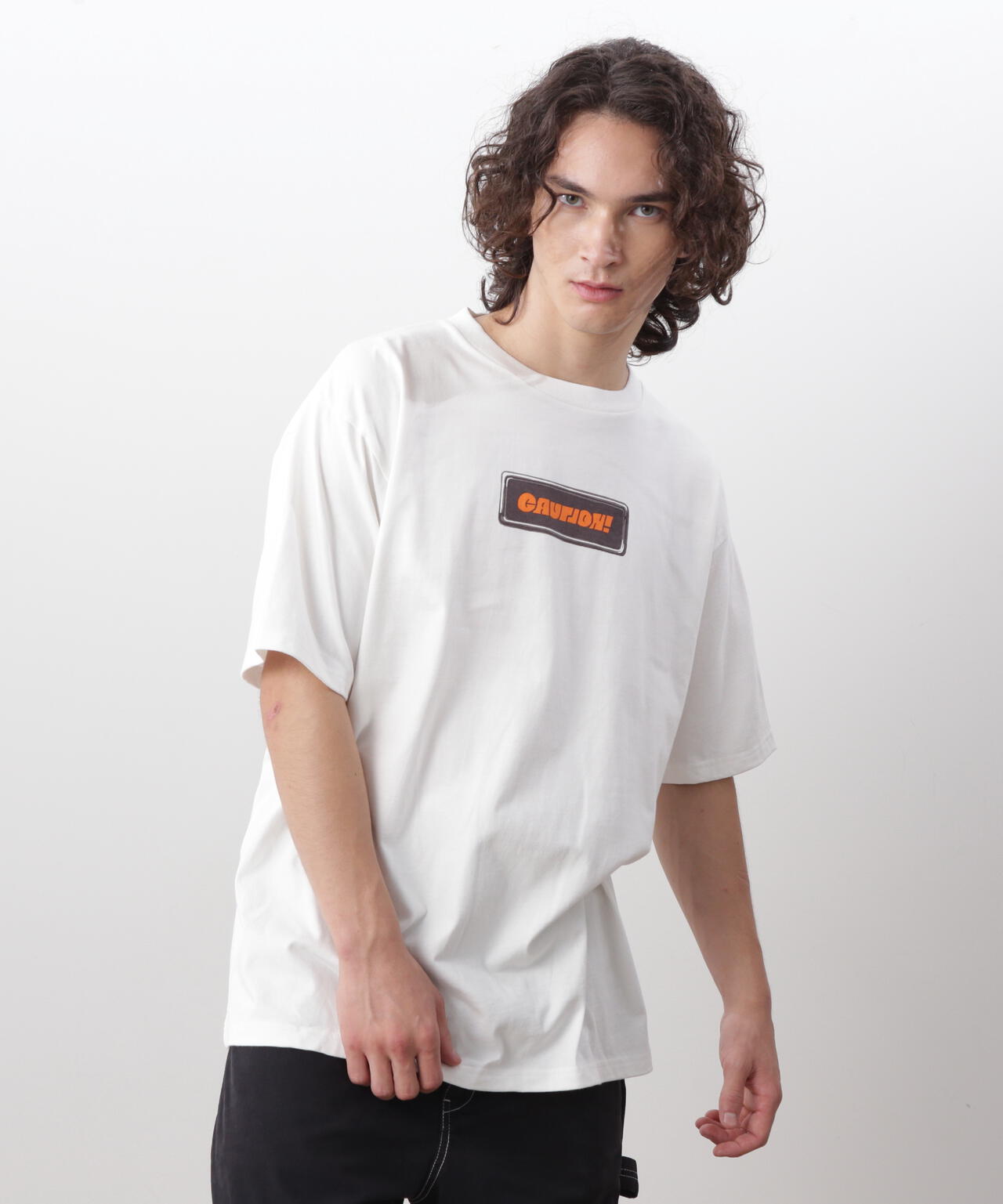 MANASTASH/マナスタッシュ/PUMICE TEE CAUTION!