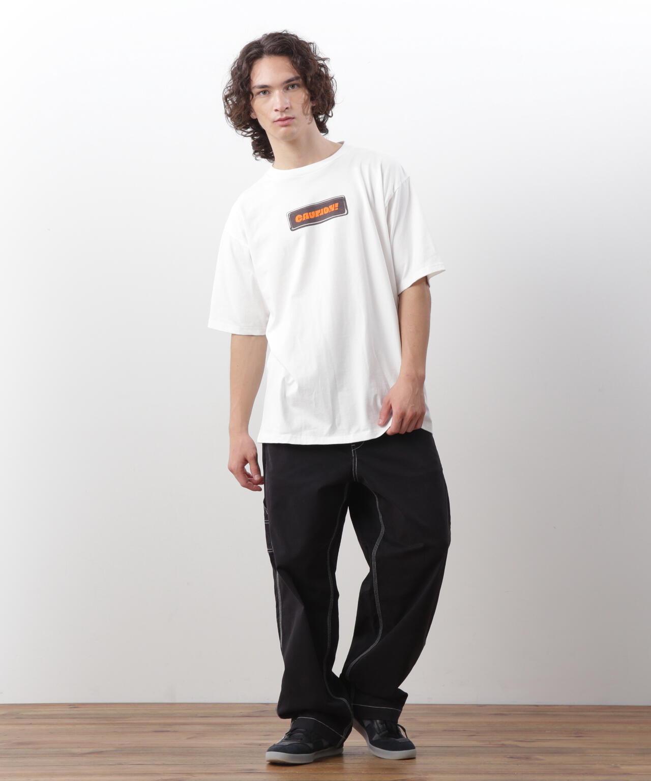 MANASTASH/マナスタッシュ/PUMICE TEE CAUTION!