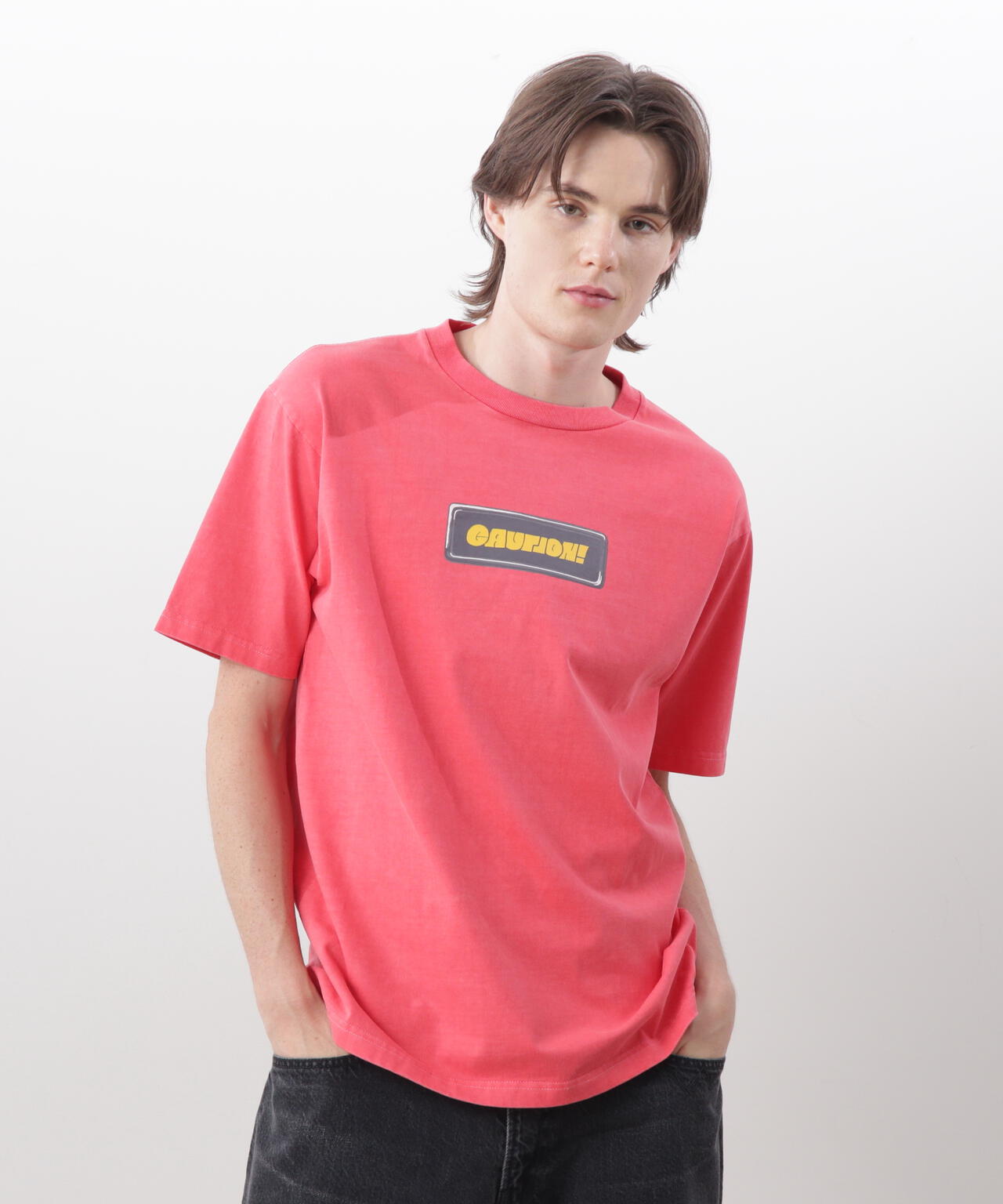 MANASTASH/マナスタッシュ/PUMICE TEE CAUTION!