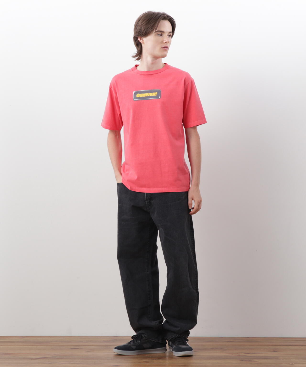 MANASTASH/マナスタッシュ/PUMICE TEE CAUTION!