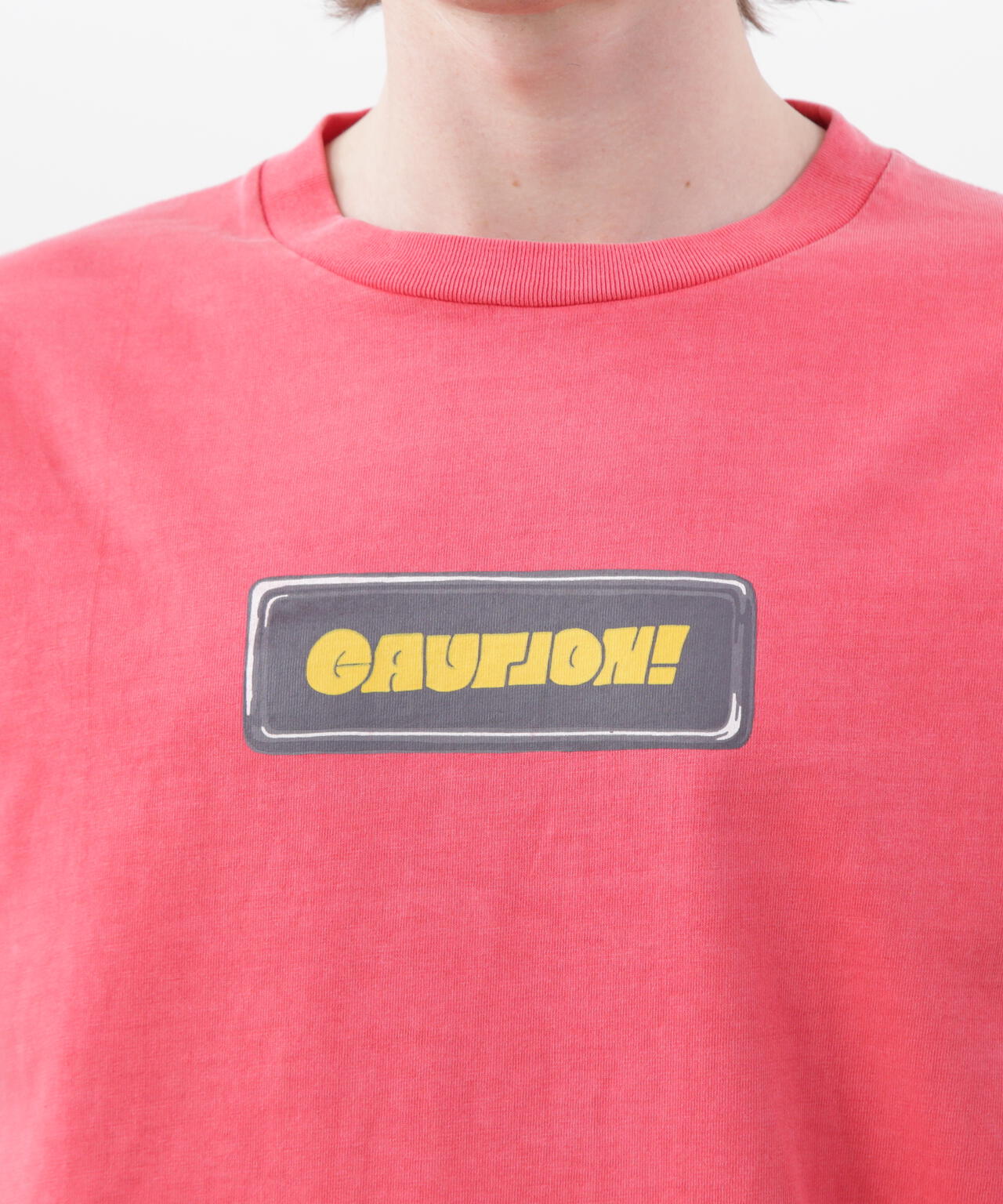 MANASTASH/マナスタッシュ/PUMICE TEE CAUTION!