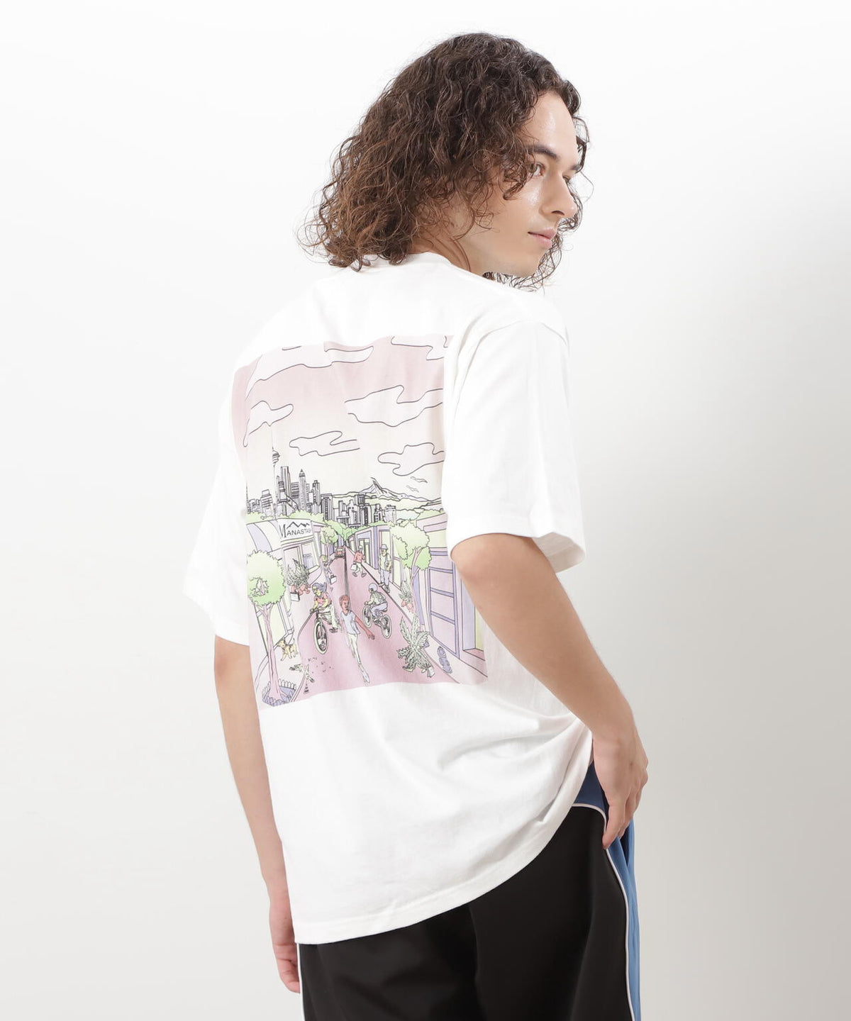 MANASTASH/マナスタッシュ/RE:CTN L/S TEE DT SEATTLE