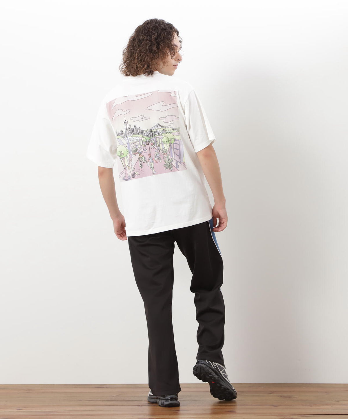 MANASTASH/マナスタッシュ/RE:CTN L/S TEE DT SEATTLE
