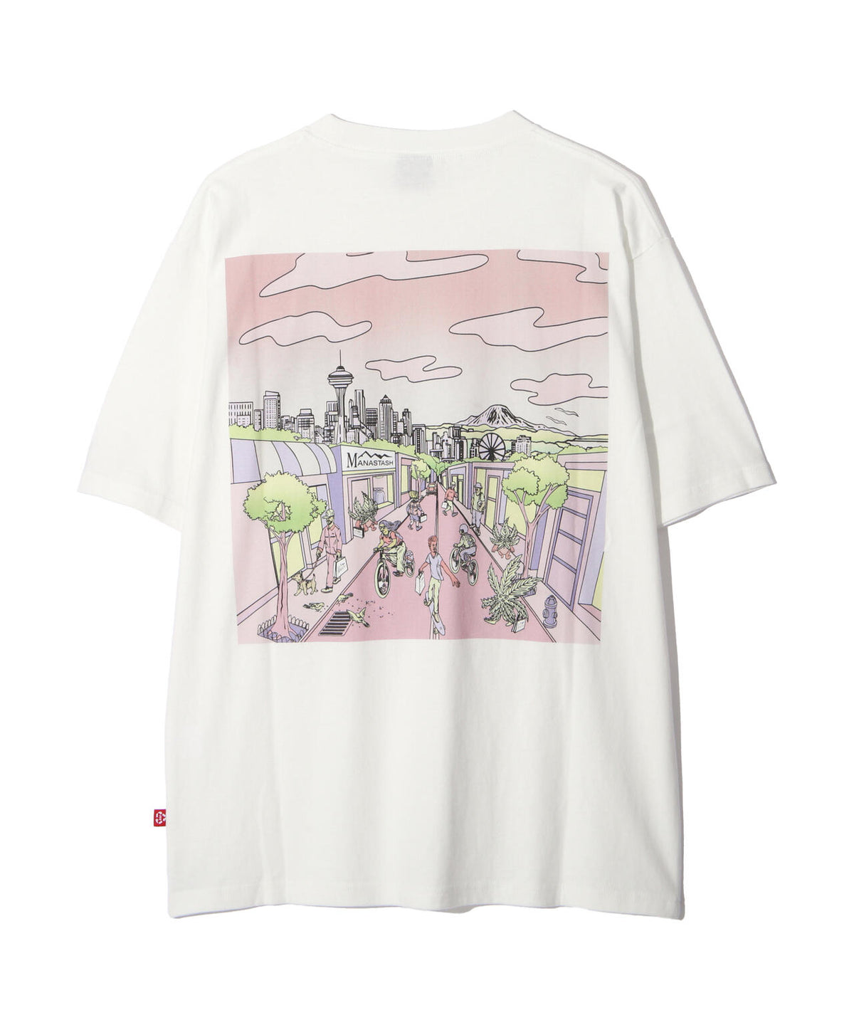 MANASTASH/マナスタッシュ/RE:CTN L/S TEE DT SEATTLE
