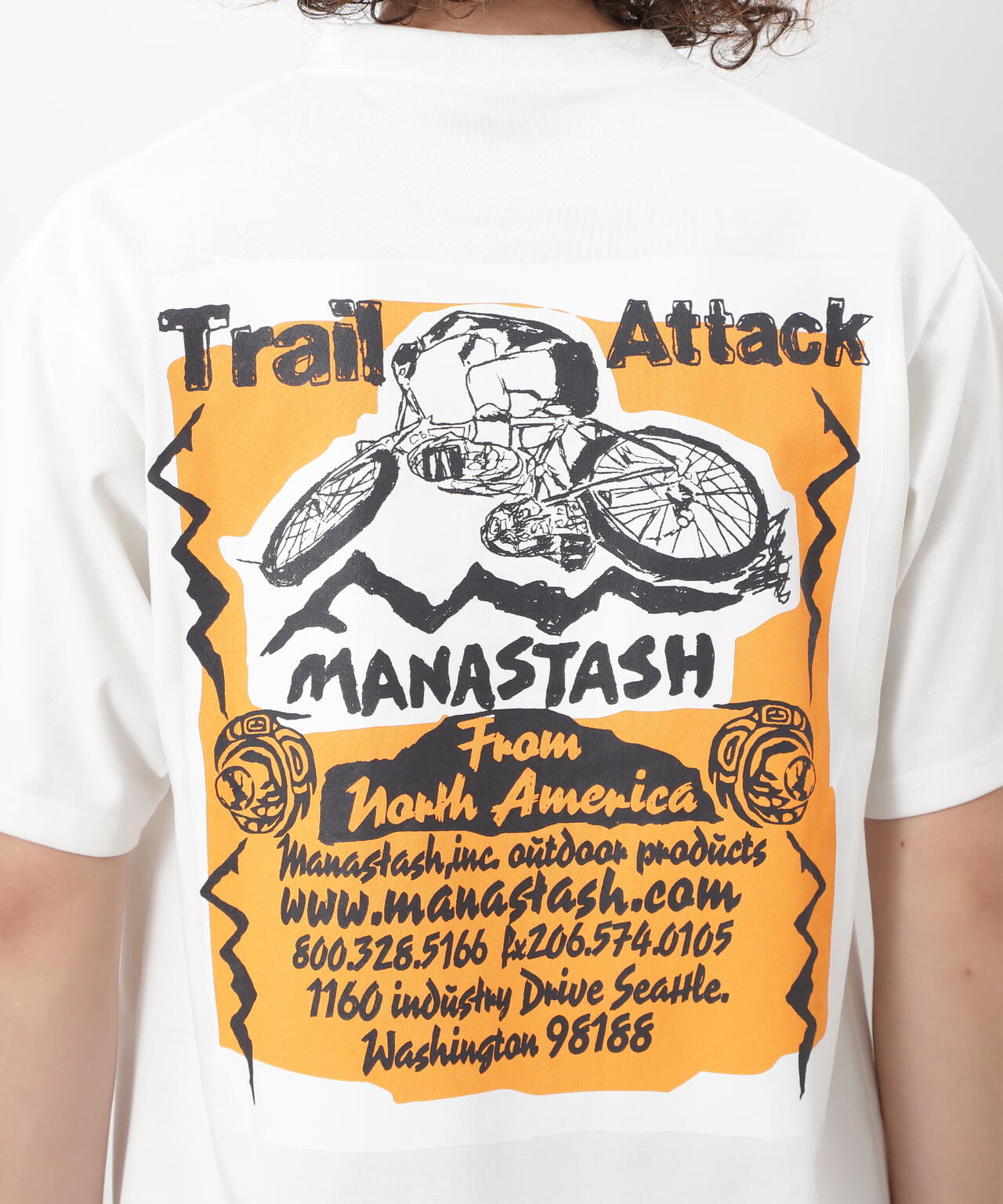 MANASTASH/マナスタッシュ/RE:POLY TEE TRAIL ATTACK