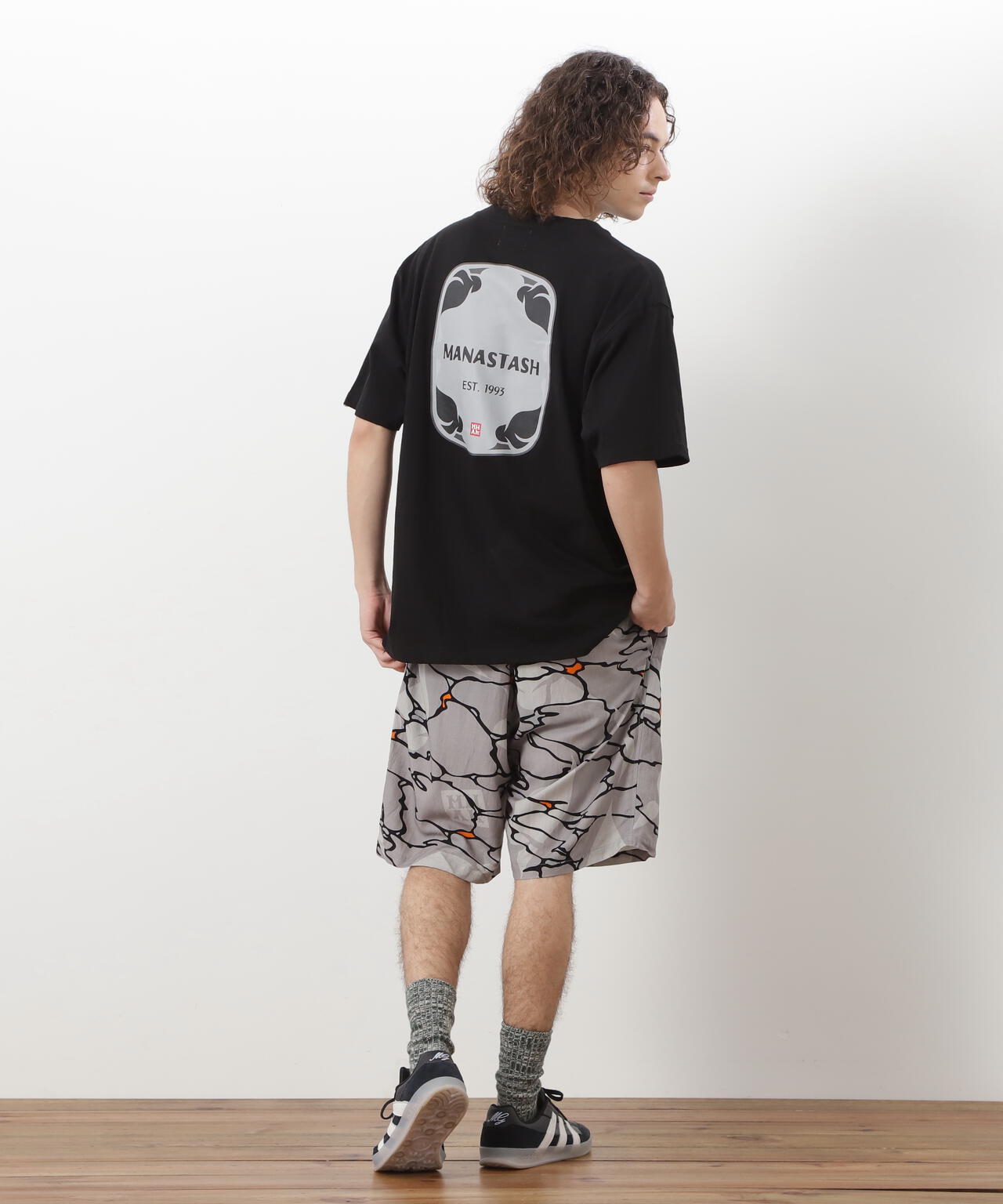 MANASTASH/マナスタッシュ/MHAK LOGO POCKET TEE