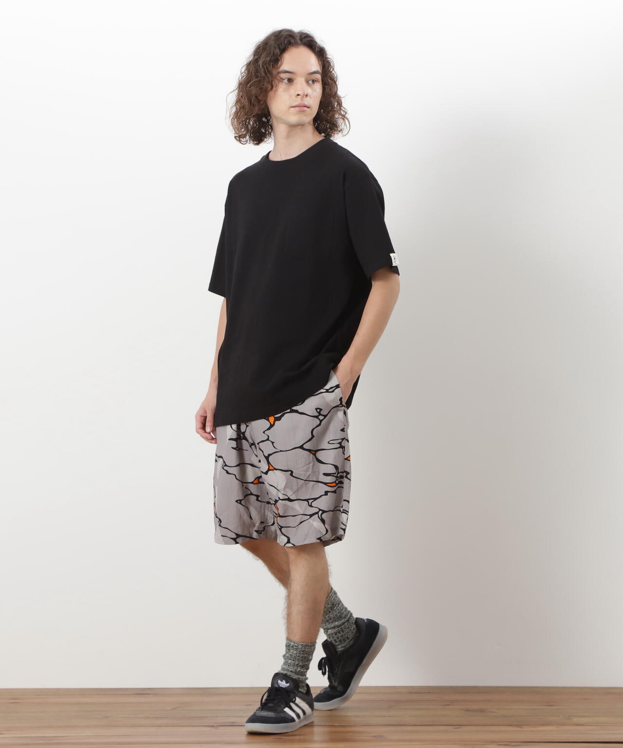 MANASTASH/マナスタッシュ/MHAK LOGO POCKET TEE