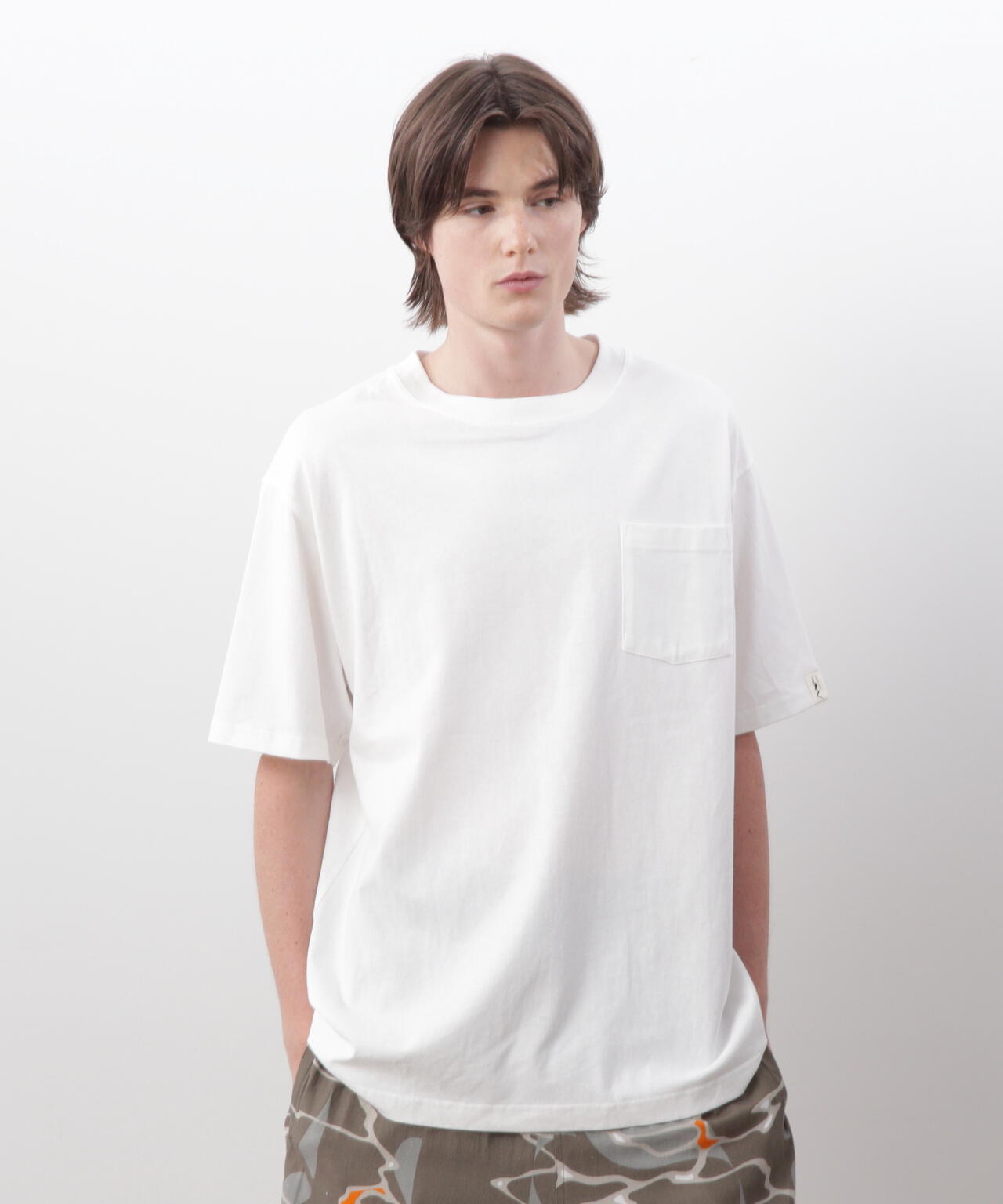 MANASTASH/マナスタッシュ/MHAK LOGO POCKET TEE