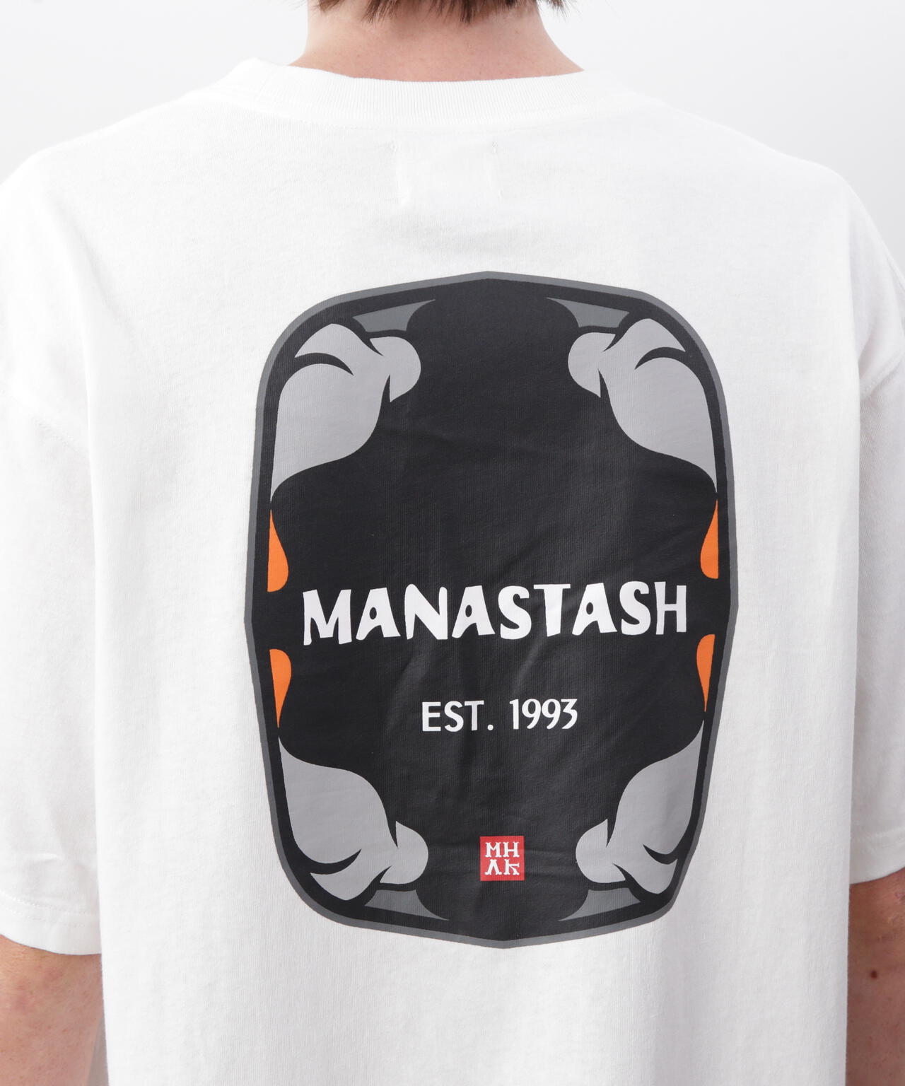 MANASTASH/マナスタッシュ/MHAK LOGO POCKET TEE