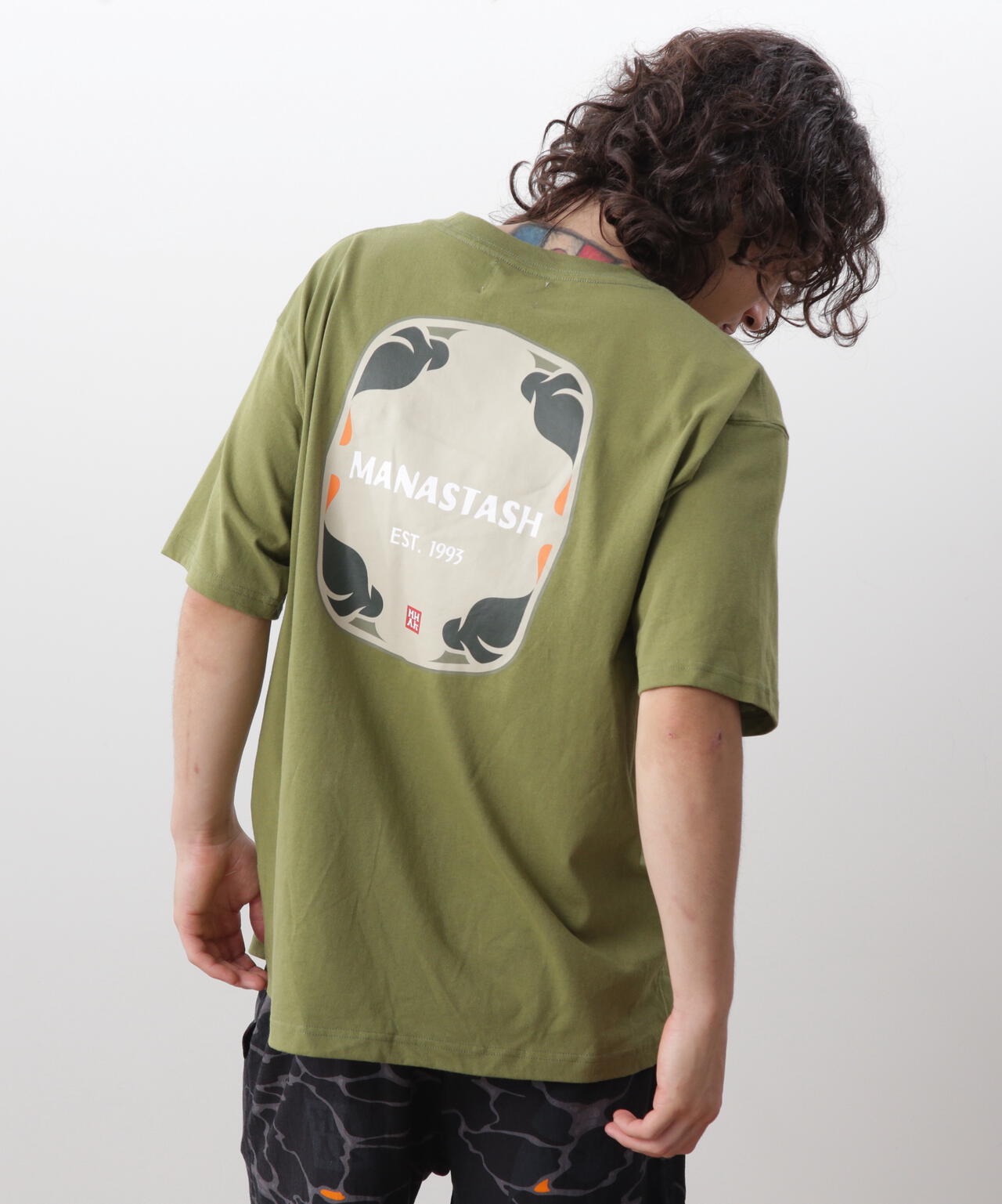 MANASTASH/マナスタッシュ/MHAK LOGO POCKET TEE
