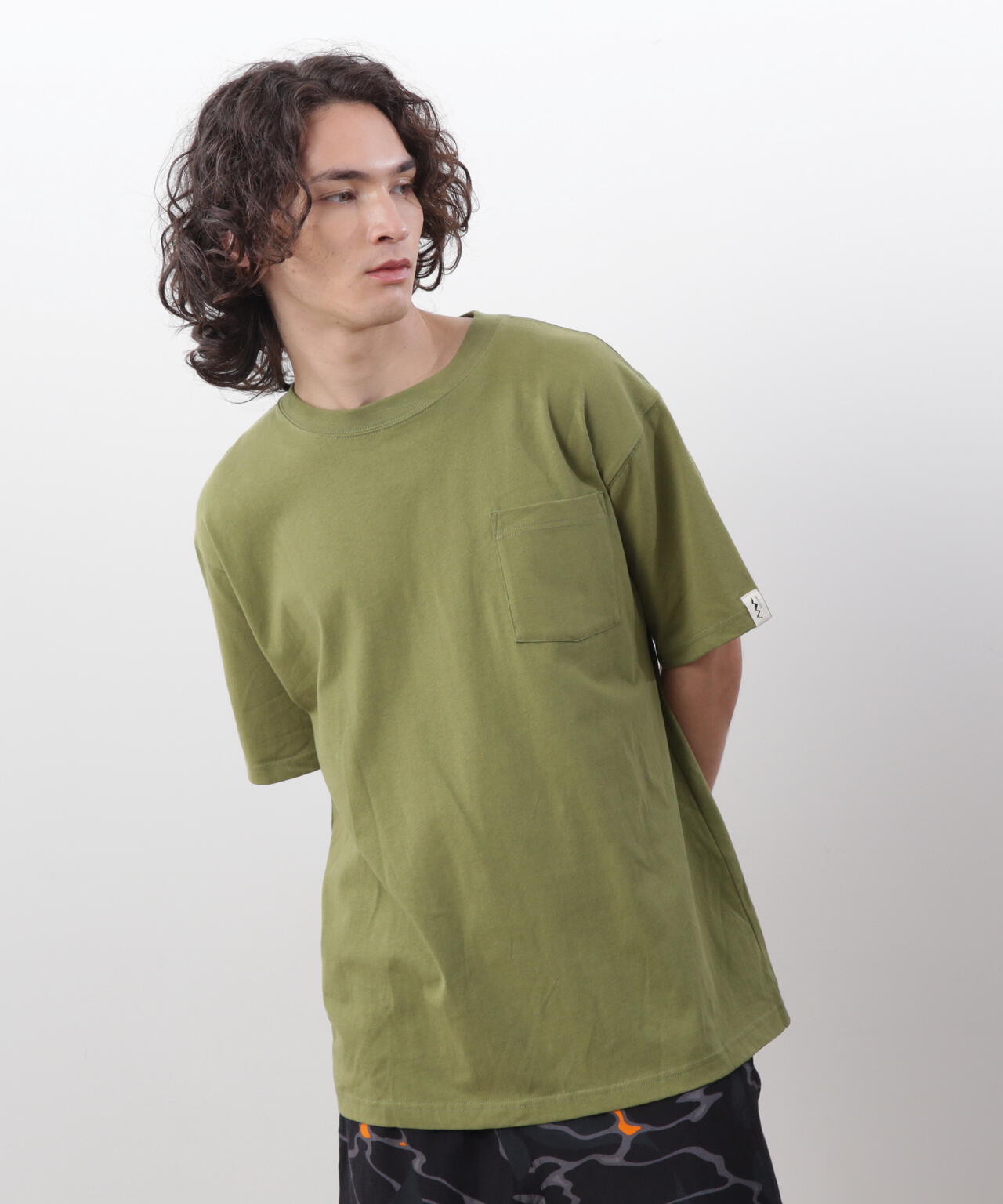 MANASTASH/マナスタッシュ/MHAK LOGO POCKET TEE