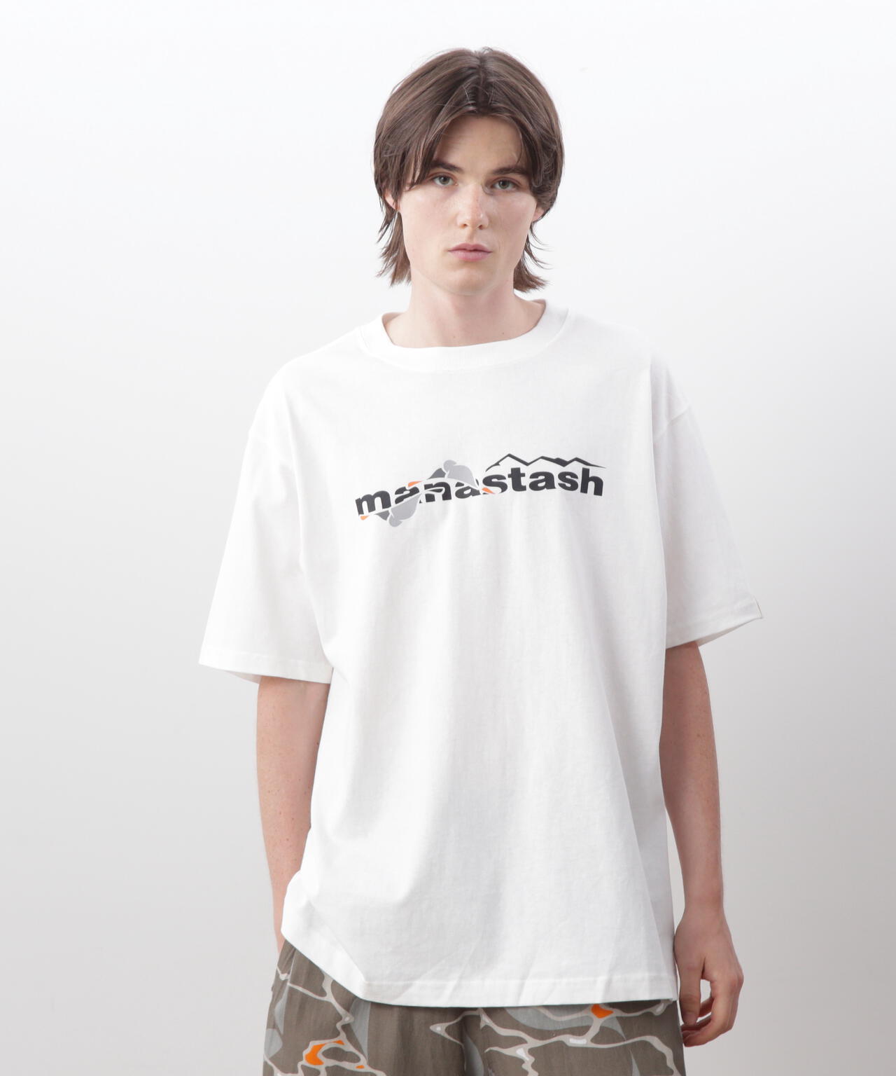 MANASTASH/マナスタッシュ/MHAK LOGO TEE