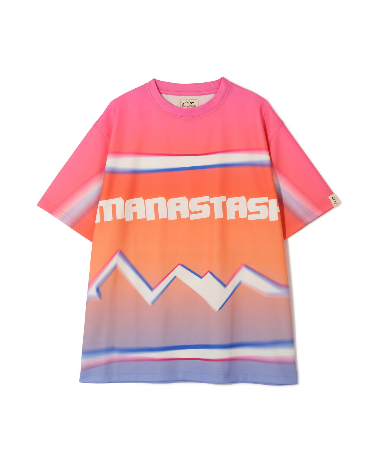 MANASTASH/マナスタッシュ/ALLOVER GRADIENT LOGO TOP
