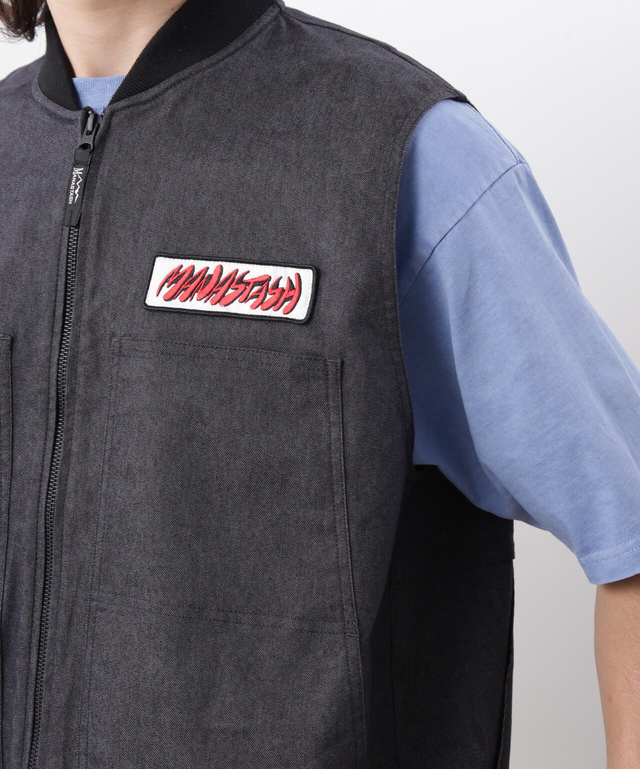 MANASTASH/マナスタッシュ/PATCHED LOGO WORK VEST