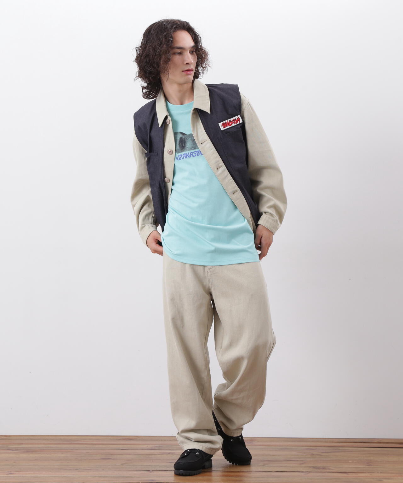 MANASTASH/マナスタッシュ/PATCHED LOGO WORK VEST