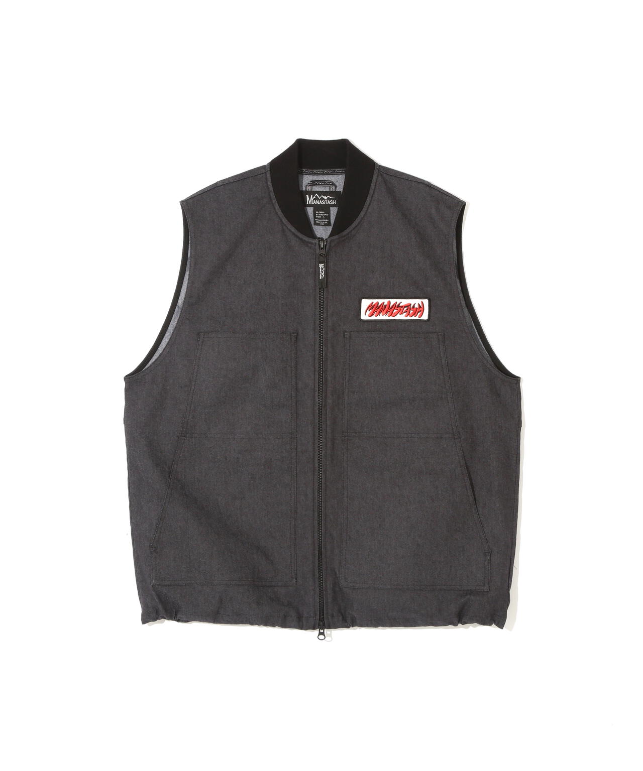 MANASTASH/マナスタッシュ/PATCHED LOGO WORK VEST
