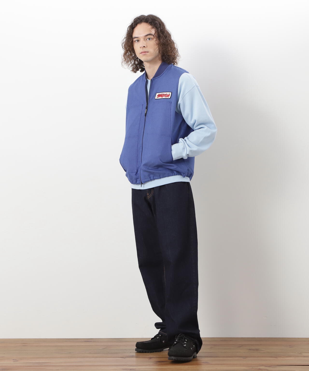 MANASTASH/マナスタッシュ/PATCHED LOGO WORK VEST