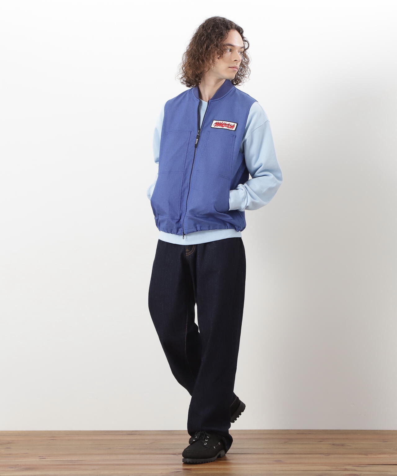 MANASTASH/マナスタッシュ/PATCHED LOGO WORK VEST