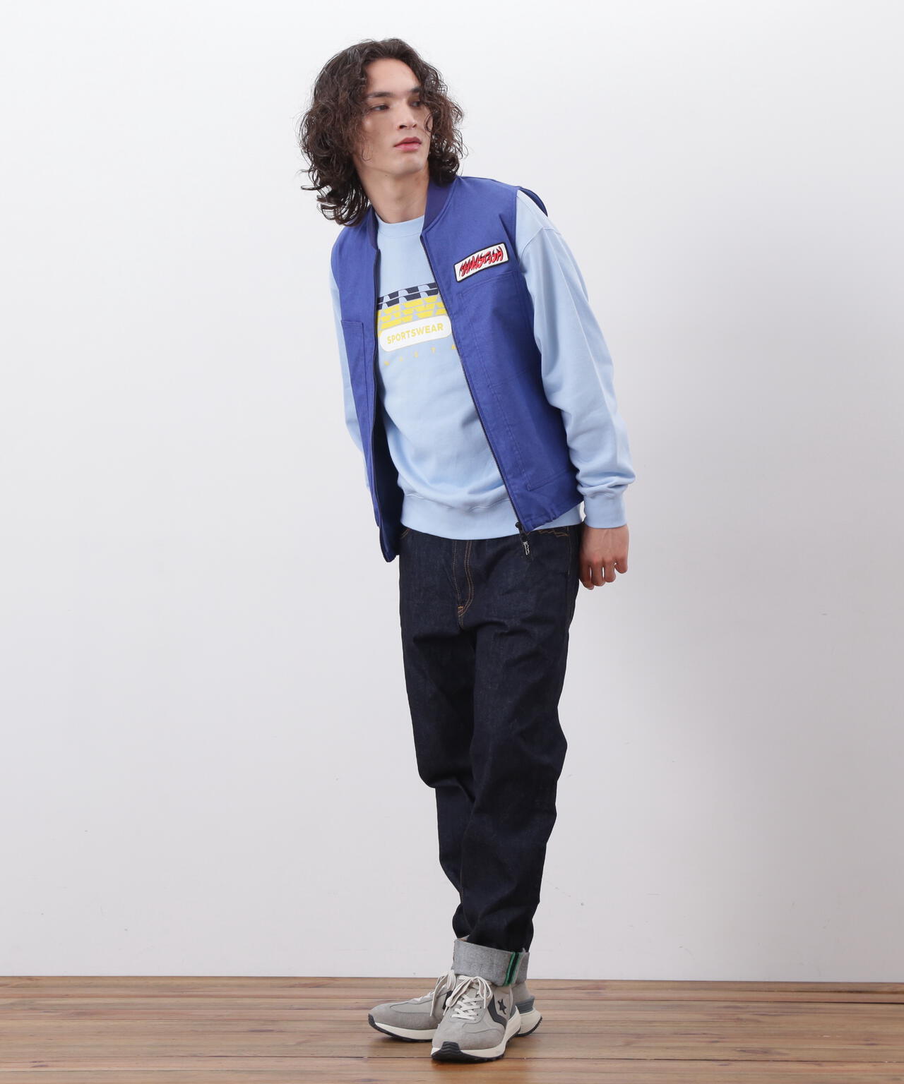 MANASTASH/マナスタッシュ/PATCHED LOGO WORK VEST