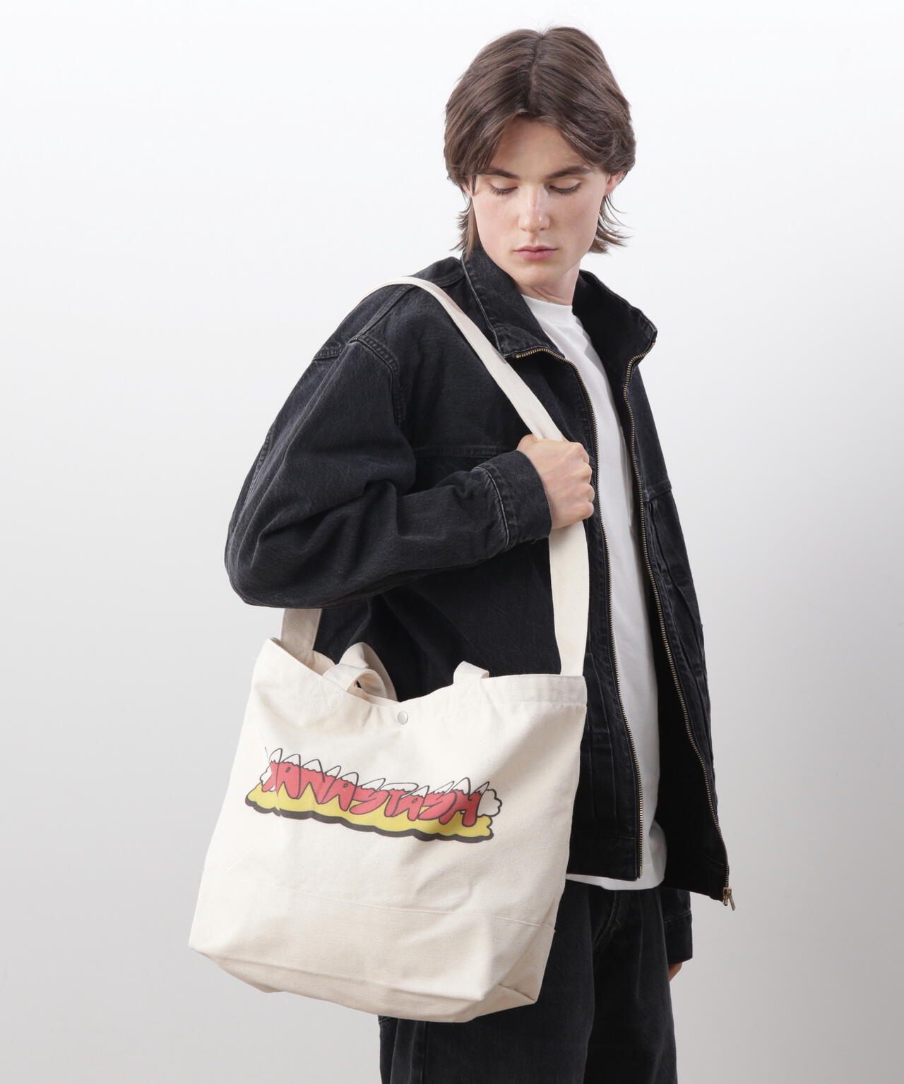 MANASTASH/マナスタッシュ/TOON MT. LOGO 2WAY TOTE BAG