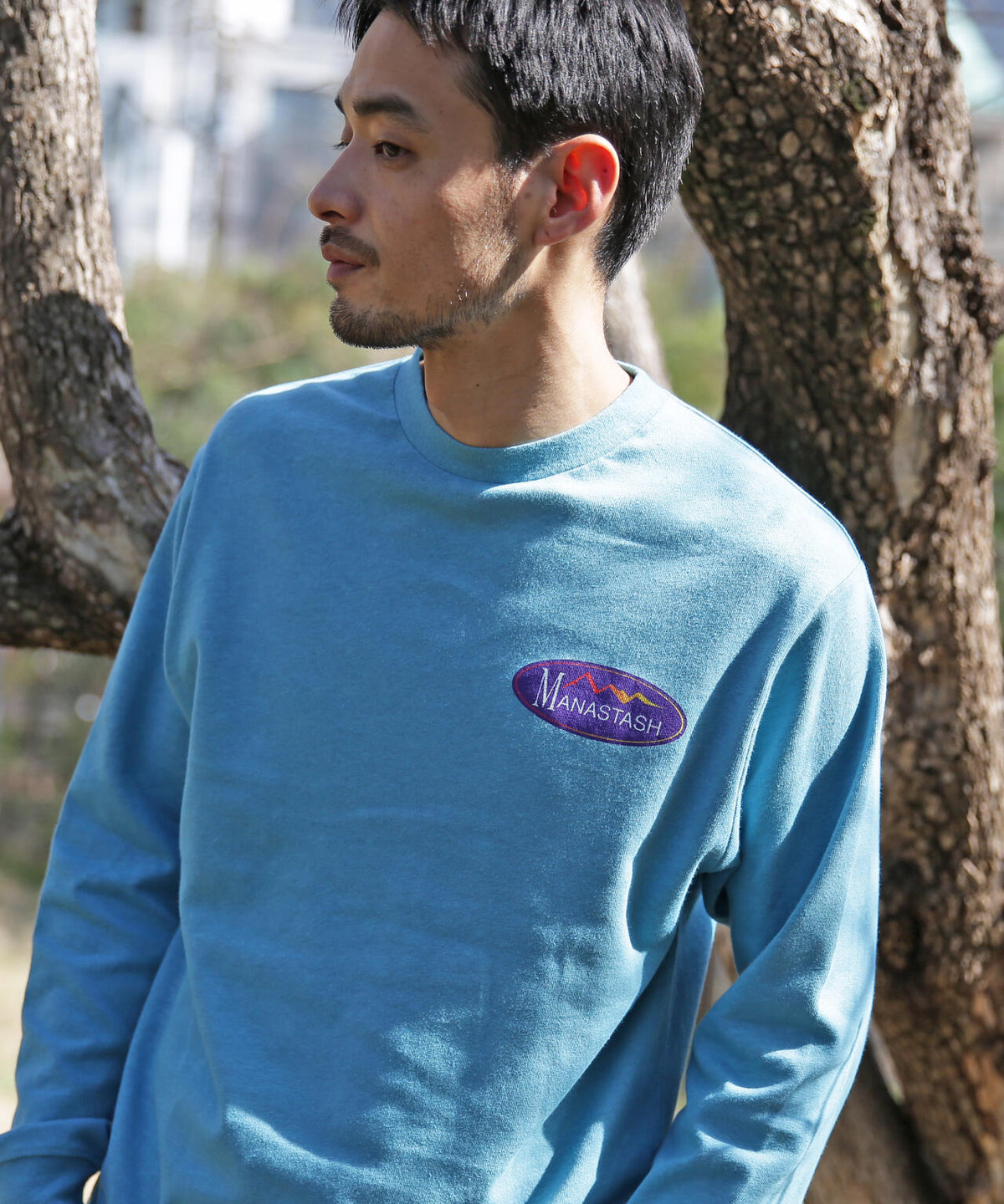 MANASTASH/マナスタッシュ/HEMP L/S TEE ORIGINAL LOGO