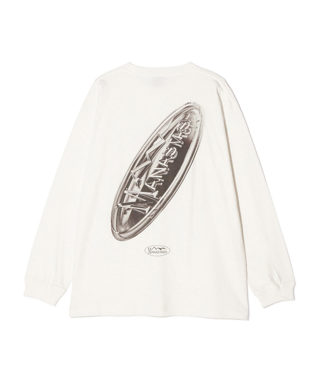 MANASTASH/マナスタッシュ/PUMICE L/S TEE METALLIC LOGO