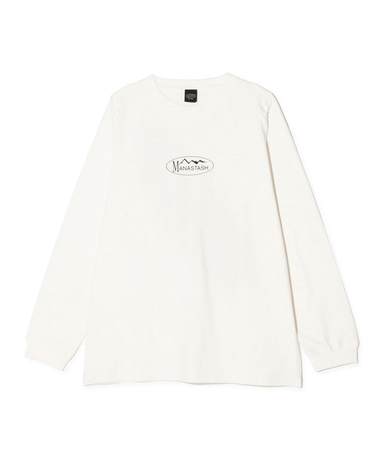 MANASTASH/マナスタッシュ/PUMICE L/S TEE METALLIC LOGO