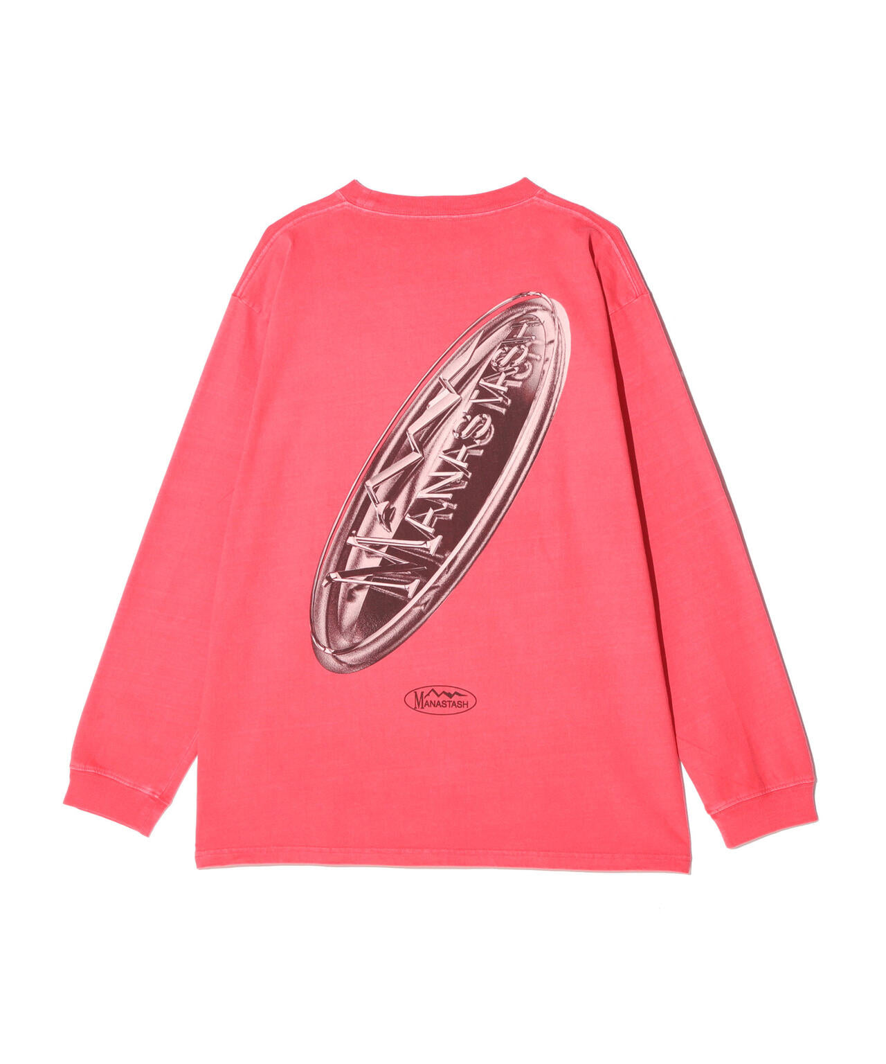 MANASTASH/マナスタッシュ/PUMICE L/S TEE METALLIC LOGO