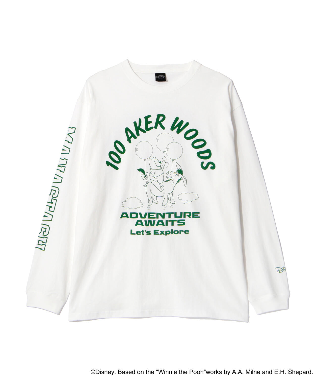 MANASTASH/マナスタッシュ/WINNIE THE POOH L/S TEE