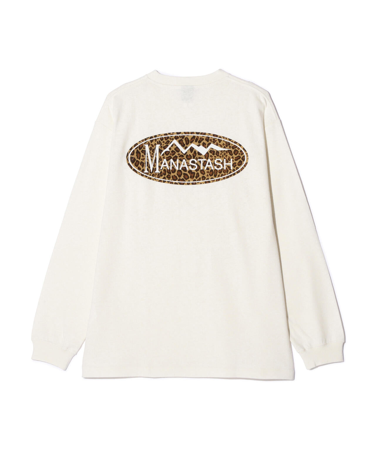 MANASTASH/マナスタッシュ/HEMP L/S TEE LEOPARD LOGO
