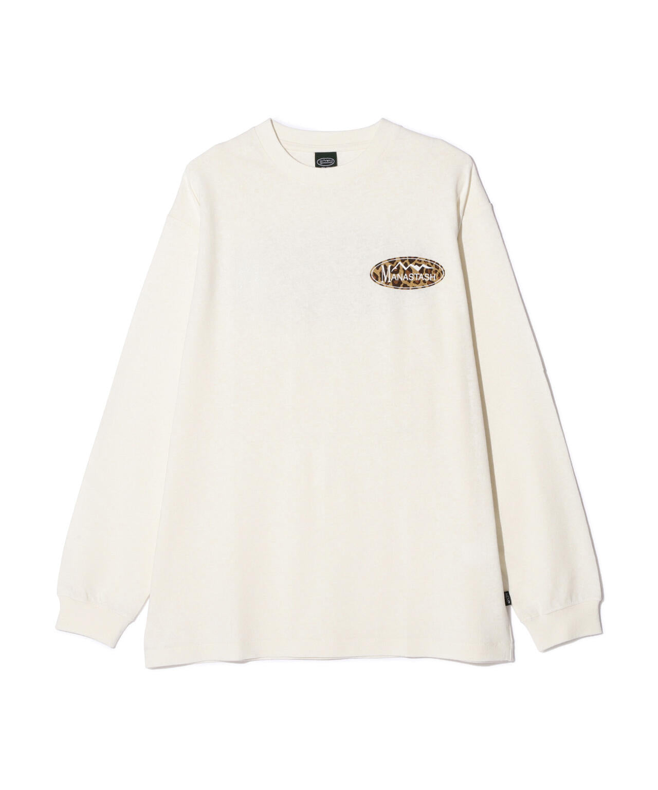 MANASTASH/マナスタッシュ/HEMP L/S TEE LEOPARD LOGO