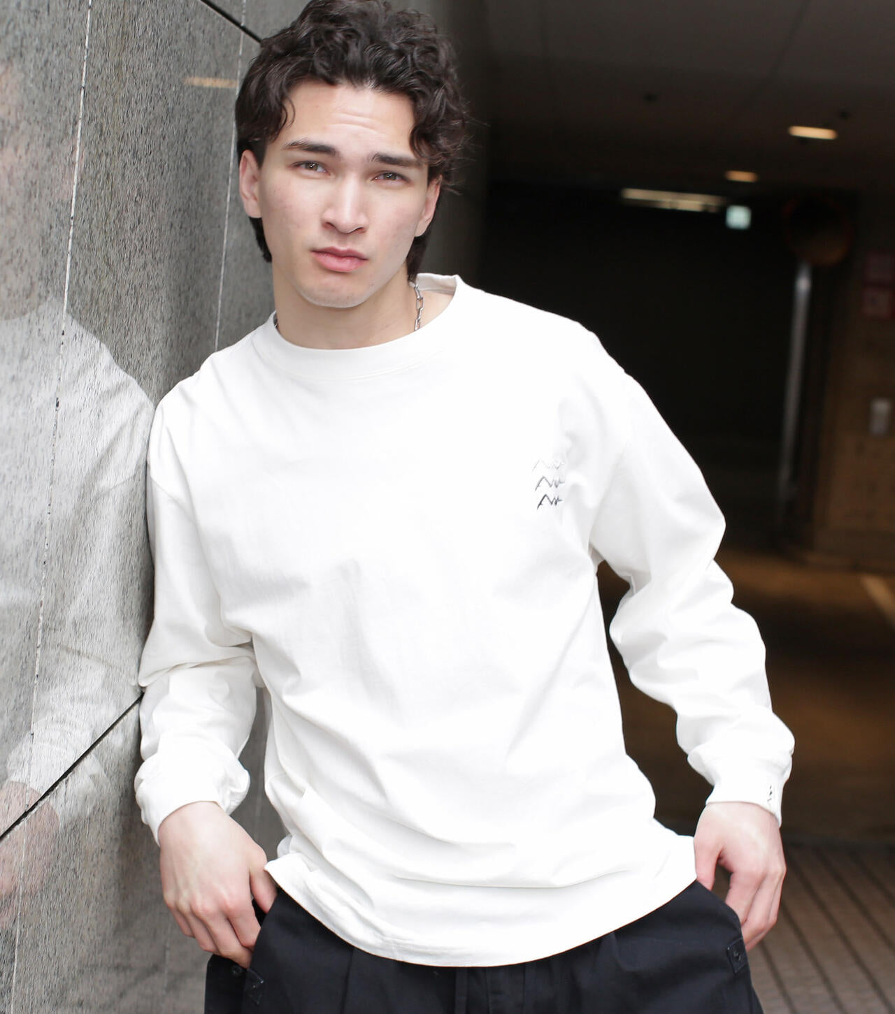 MANASTASH/マナスタッシュ/MANASTASH EMB LOGO L/S TEE