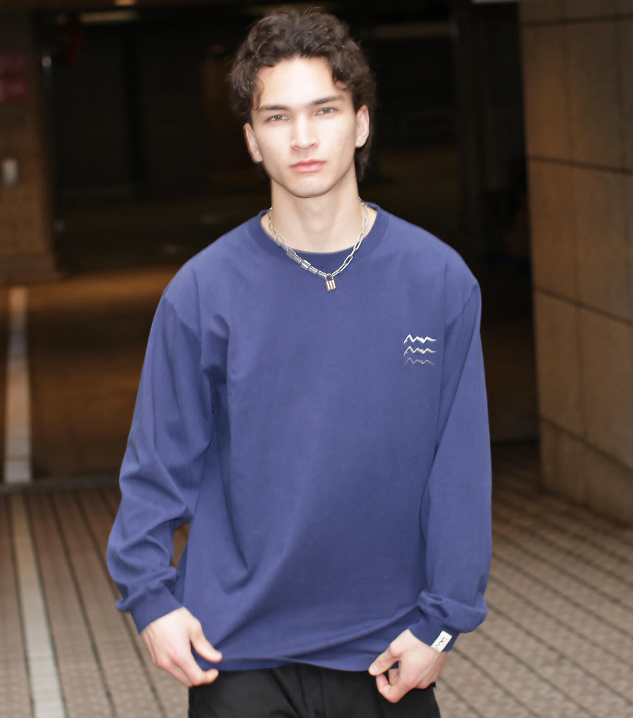 MANASTASH/マナスタッシュ/MANASTASH EMB LOGO L/S TEE