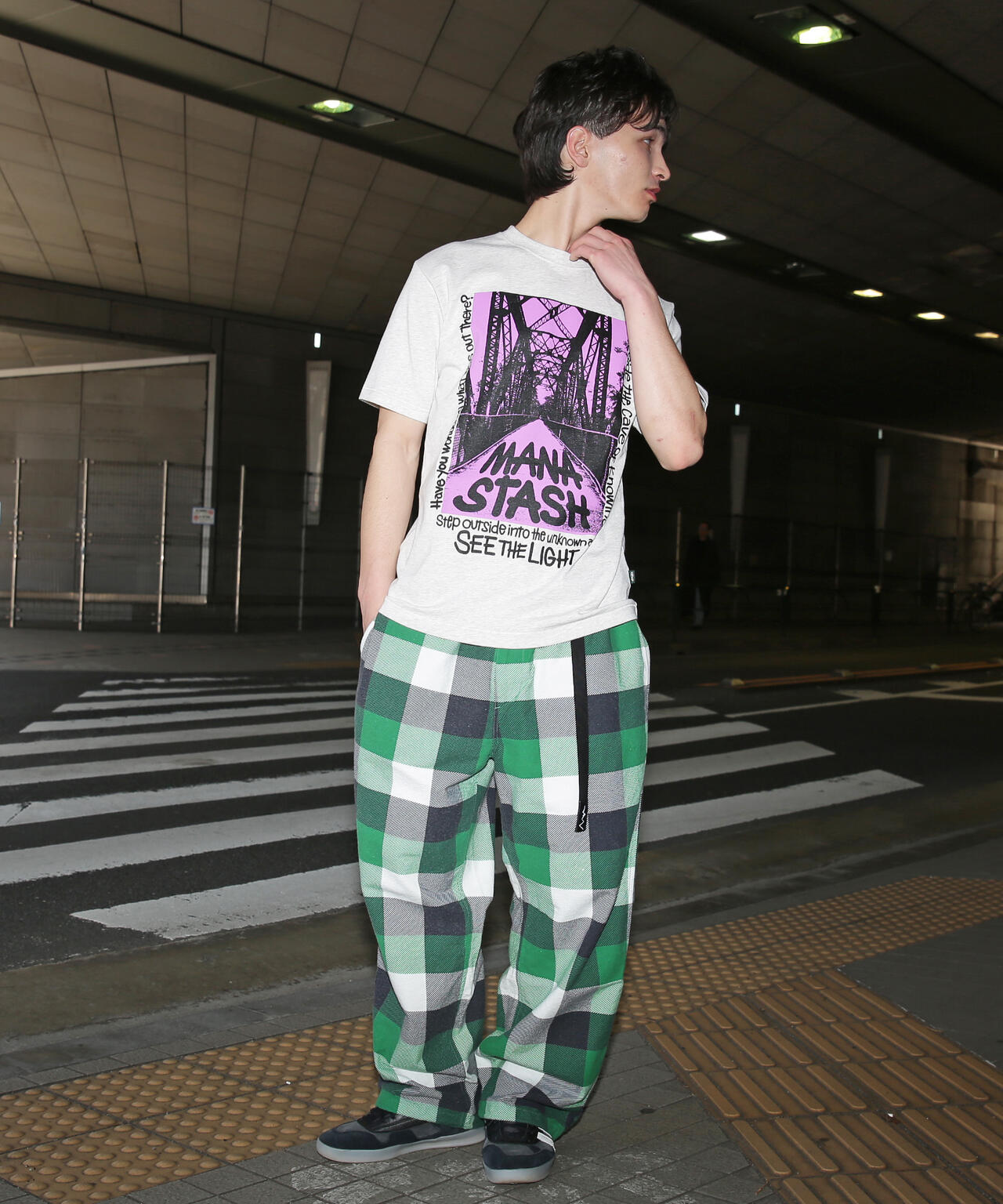 MANASTASH/マナスタッシュ/HEMP TEE TRESTLE