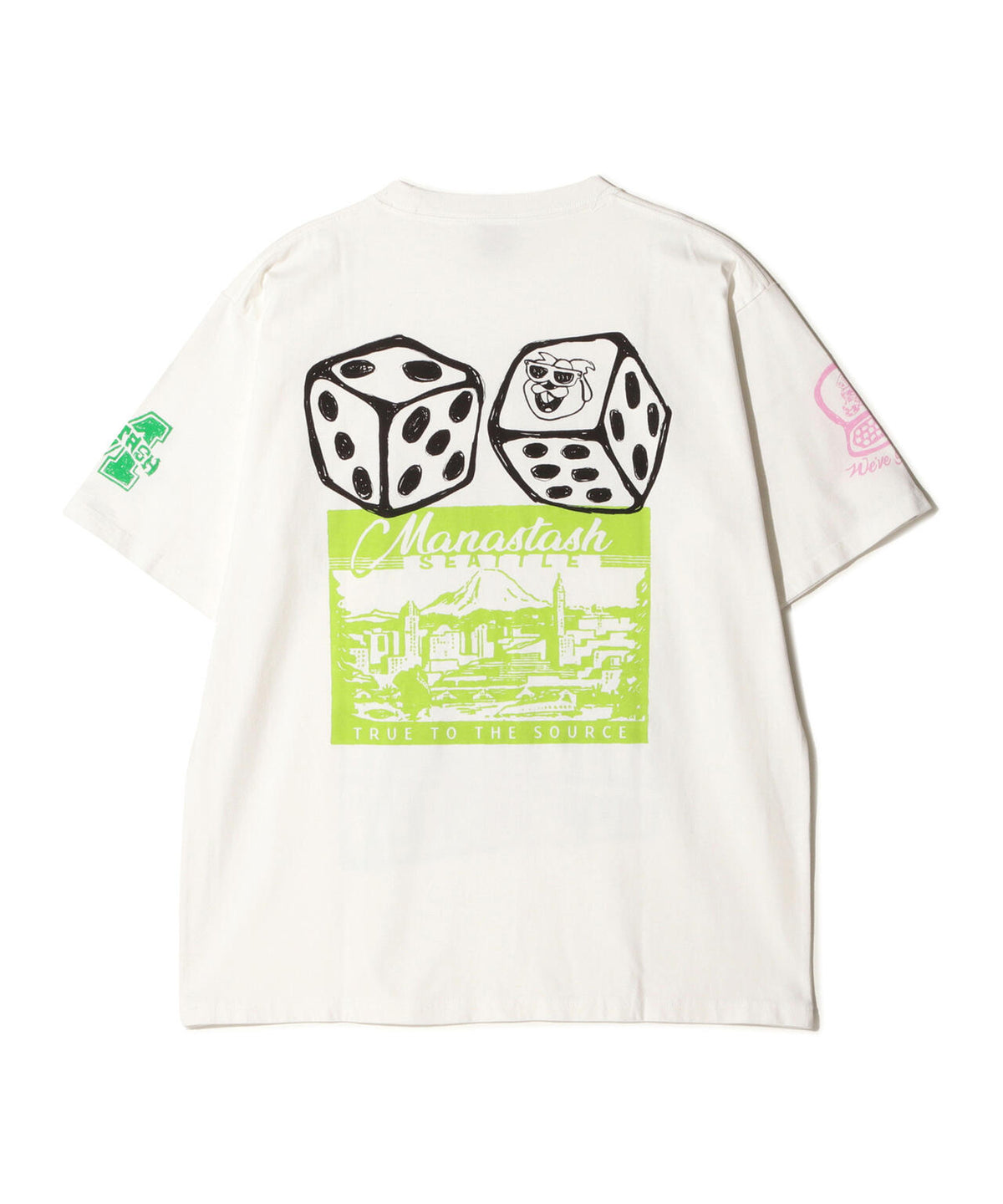 MANASTASH/マナスタッシュ/PUMICE TEE MIXED UP