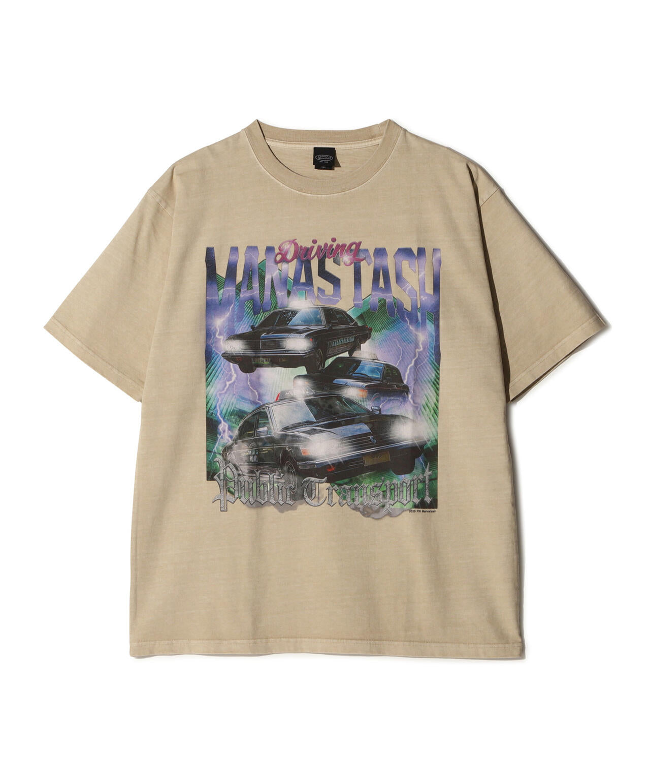 MANASTASH/マナスタッシュ/PUMICE TEE TAXI