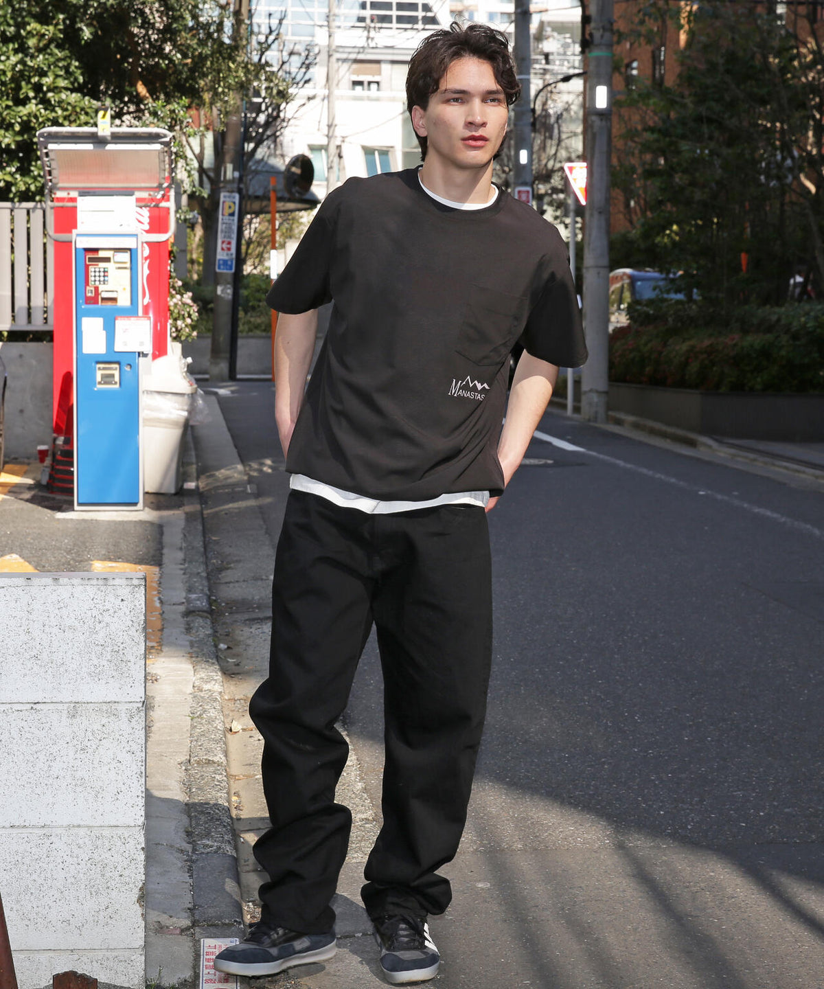 MANASTASH/マナスタッシュ/TECH DRY POCKET S/S TEE