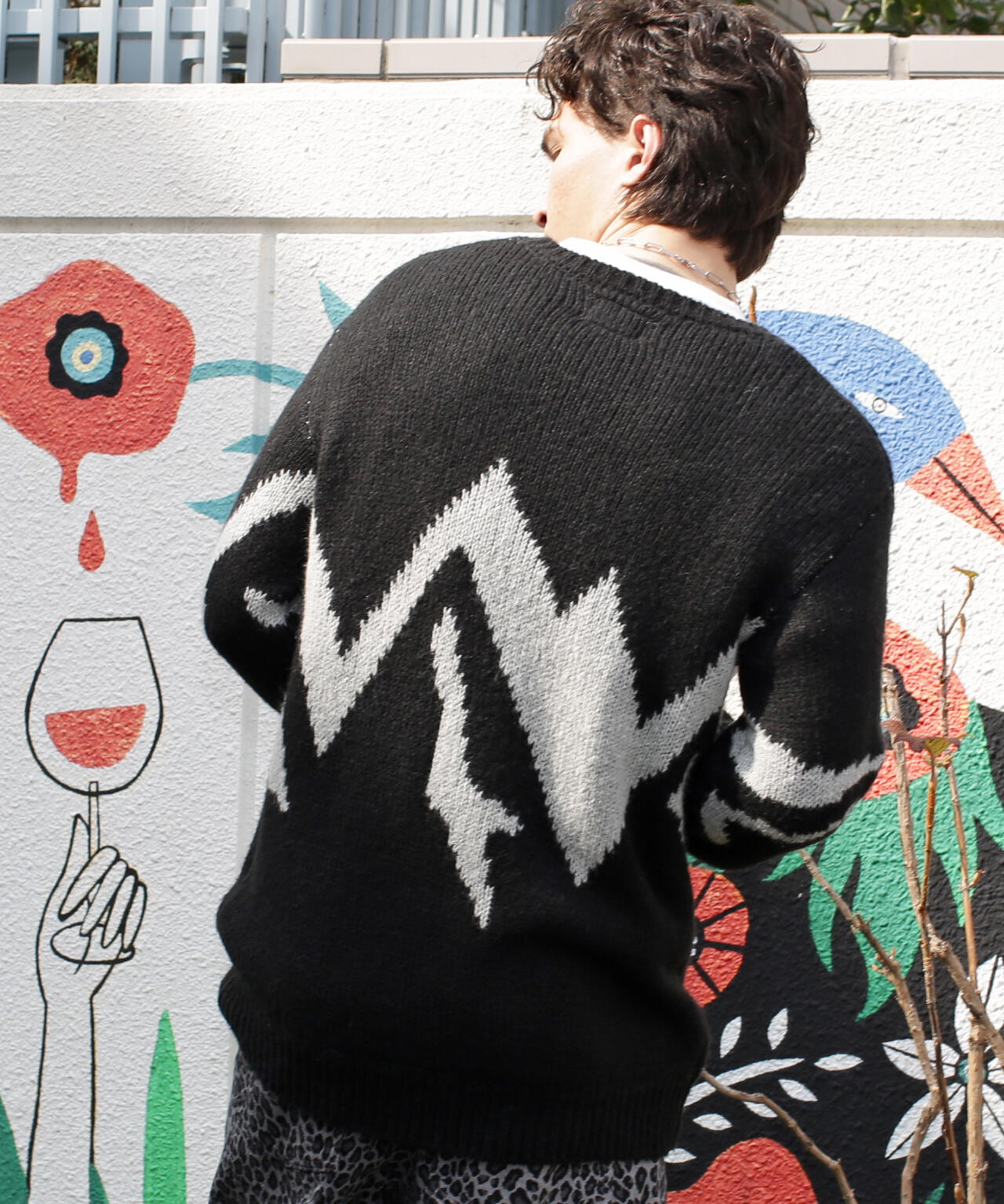MANASTASH/マナスタッシュ/LOGO SWEATER