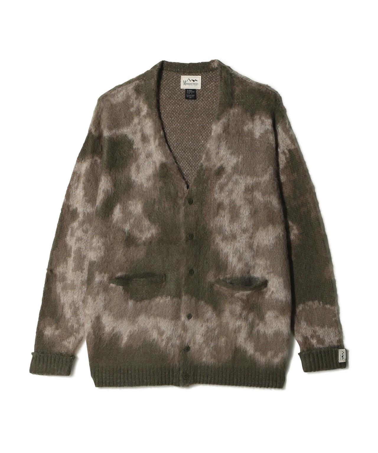 MANASTASH/マナスタッシュ/BLURRY JAQUARD CARDIGAN