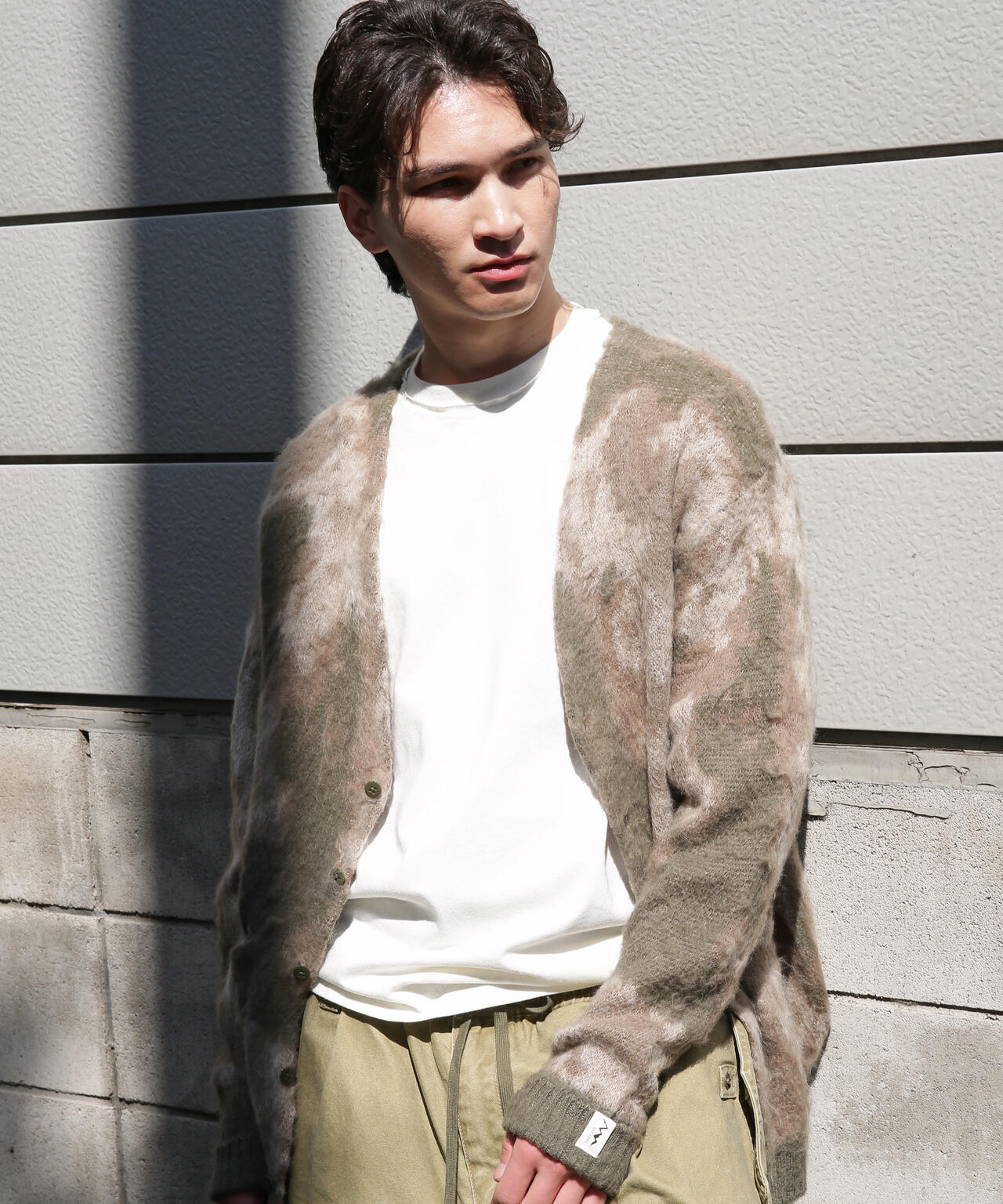 MANASTASH/マナスタッシュ/BLURRY JAQUARD CARDIGAN